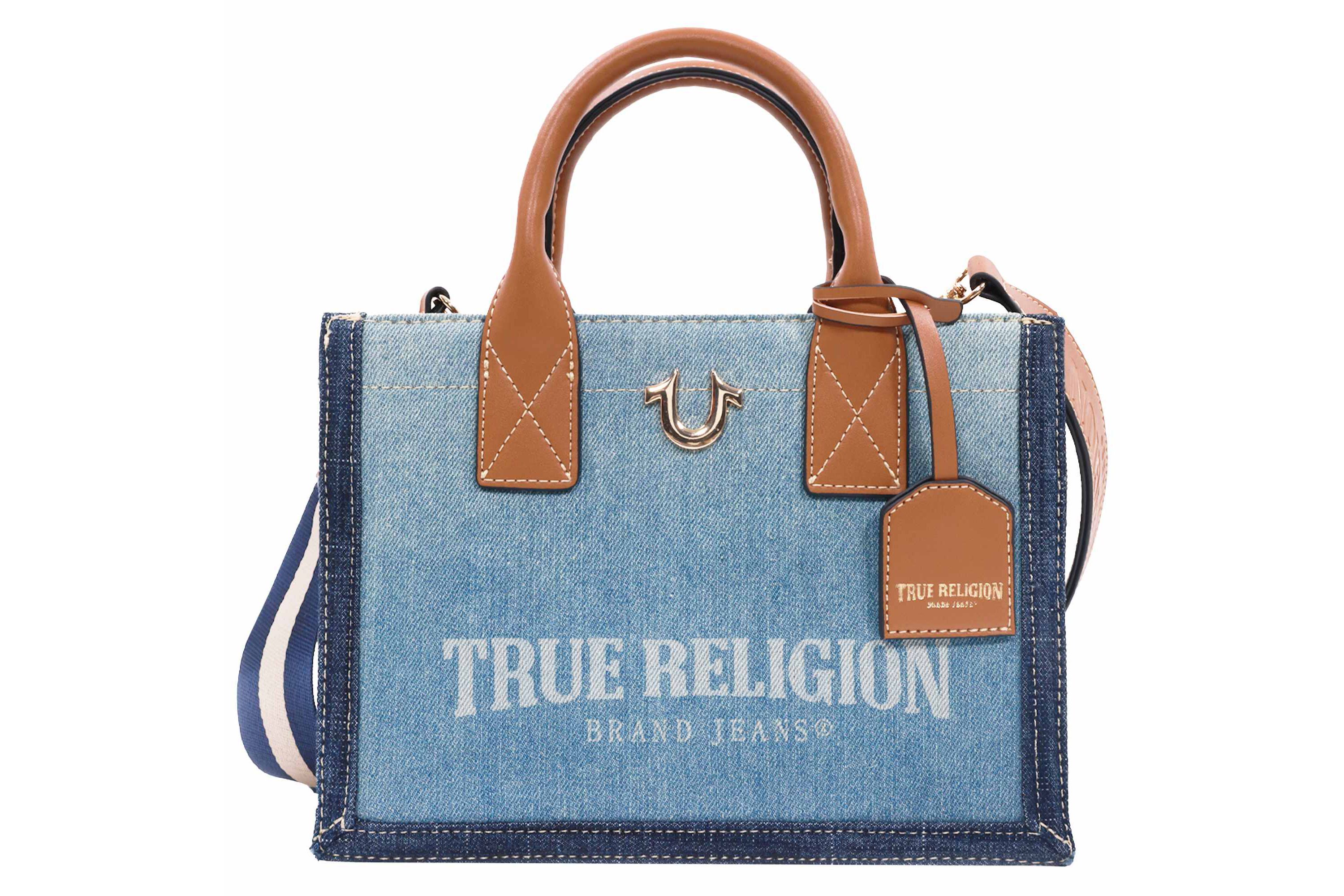 True Religion Modern Edge Denim Tote