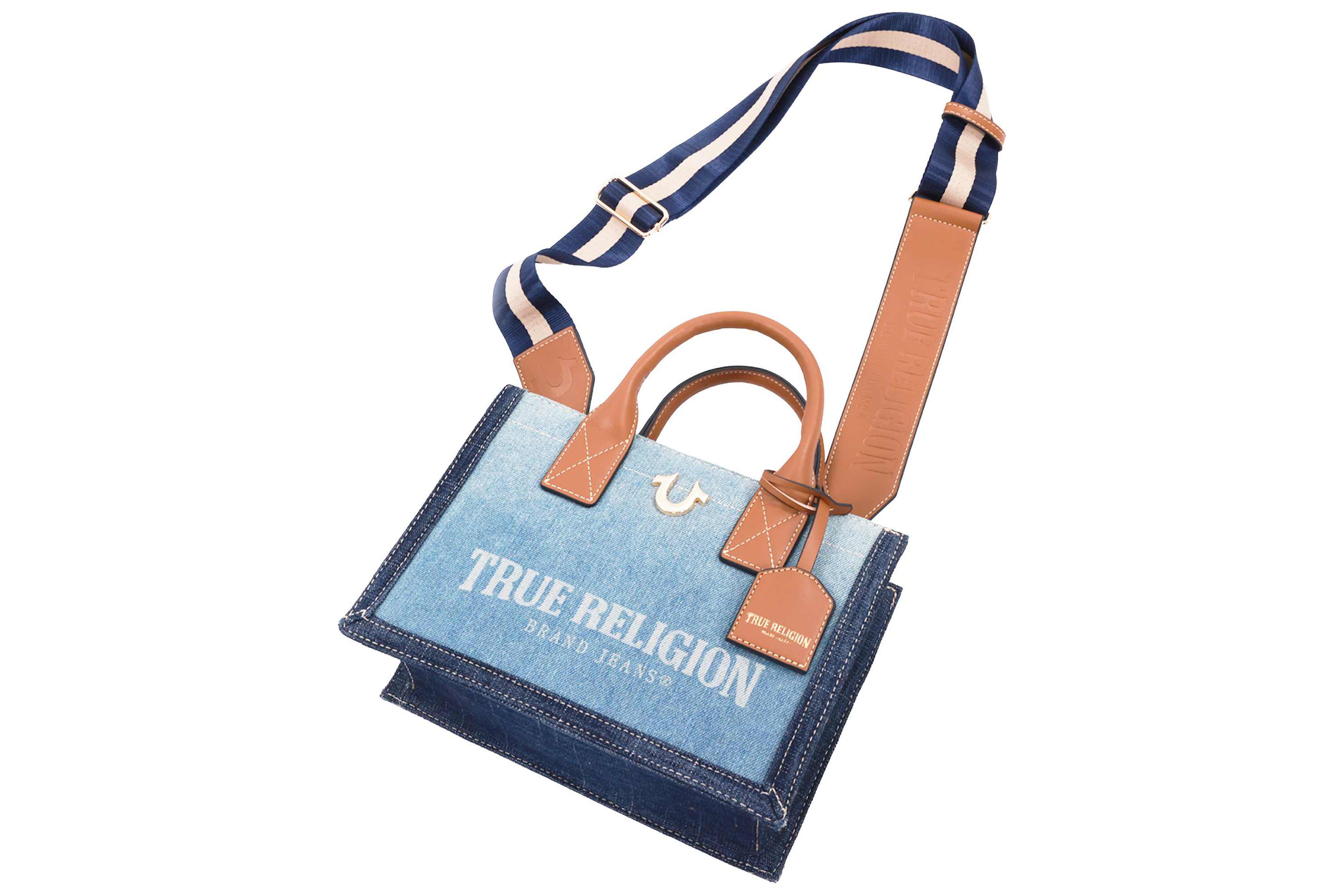 True Religion Modern Edge Denim Tote