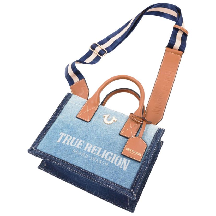 True Religion Modern Edge Denim Tote