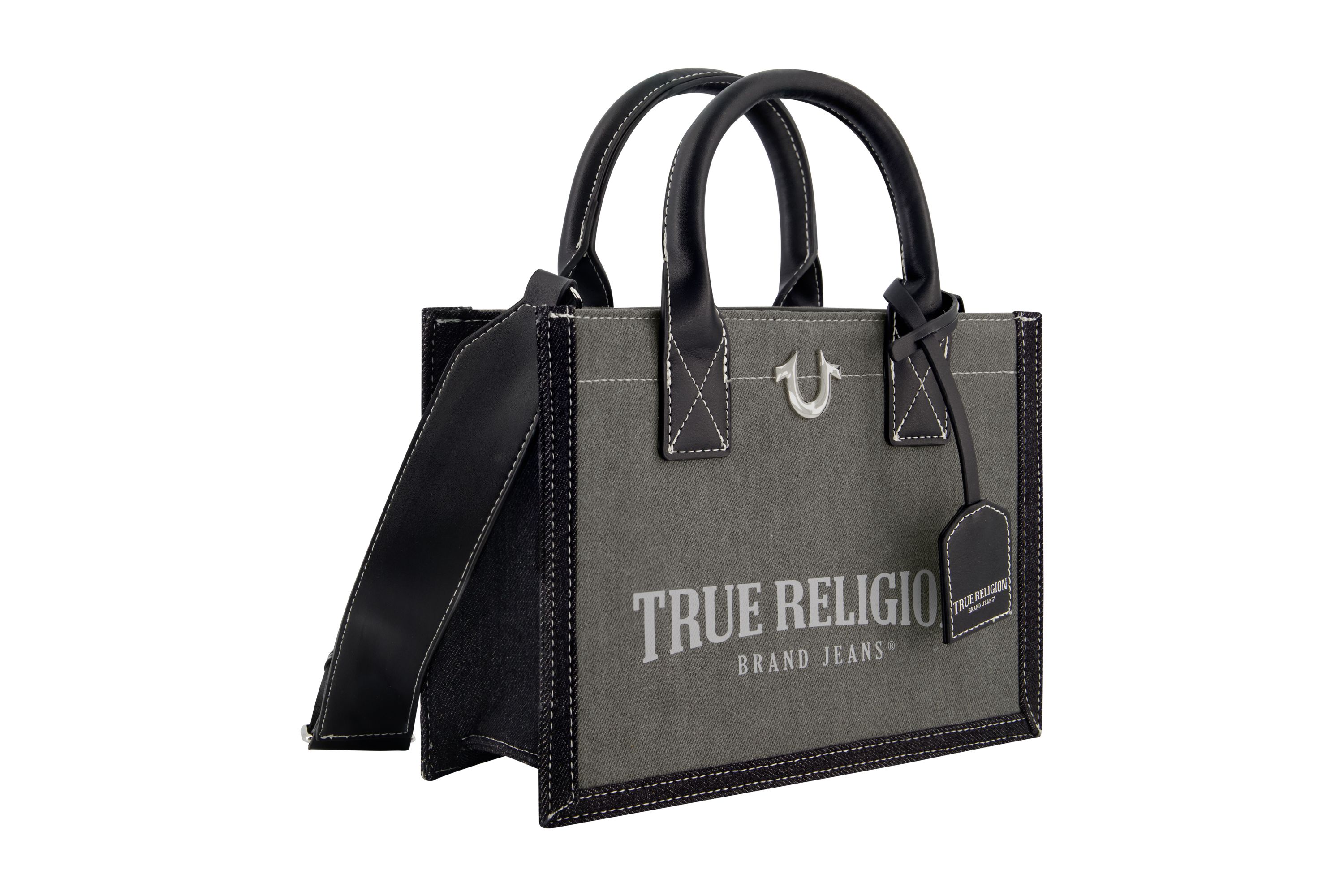 True Religion Modern Edge Denim Tote