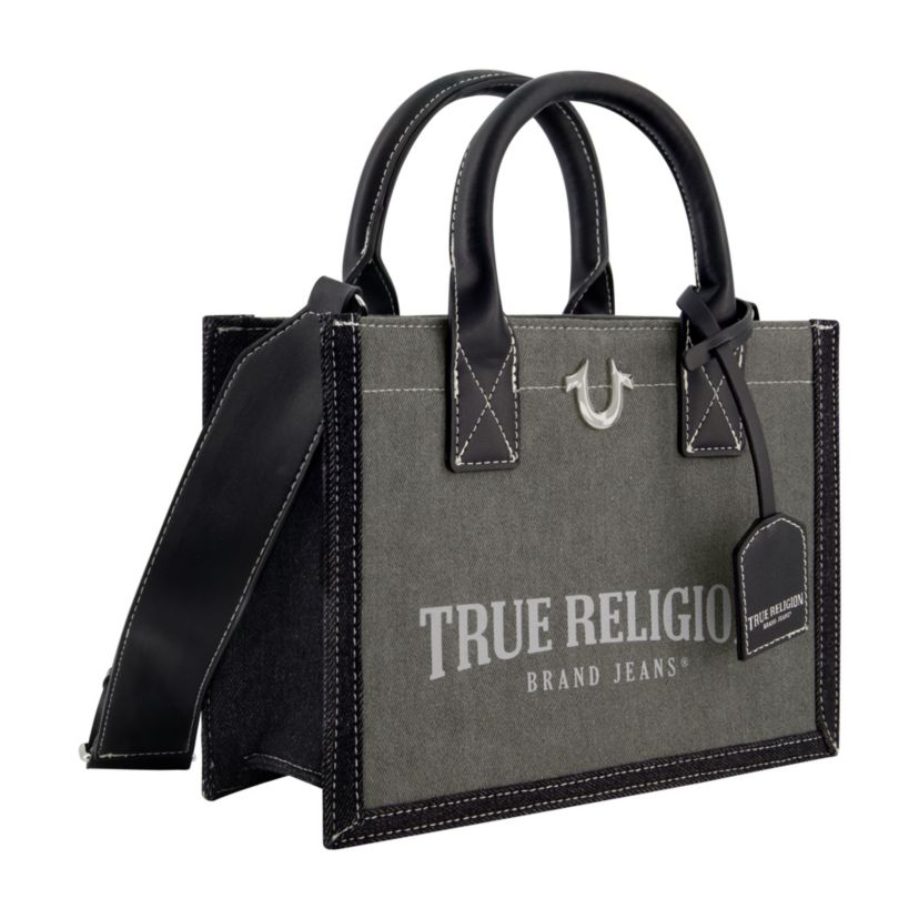 True Religion Modern Edge Denim Tote