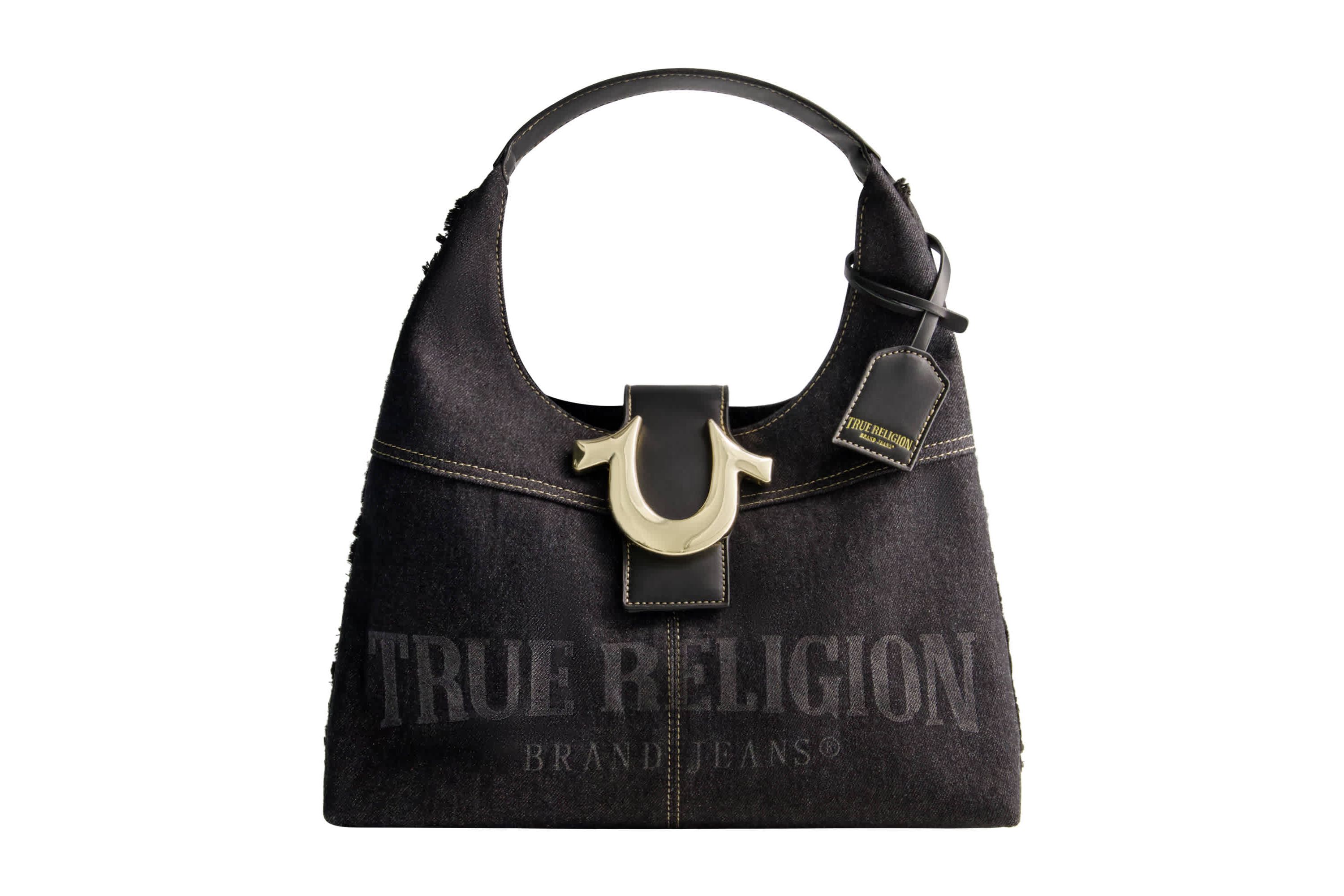 True Religion Frayed Denim Hobo