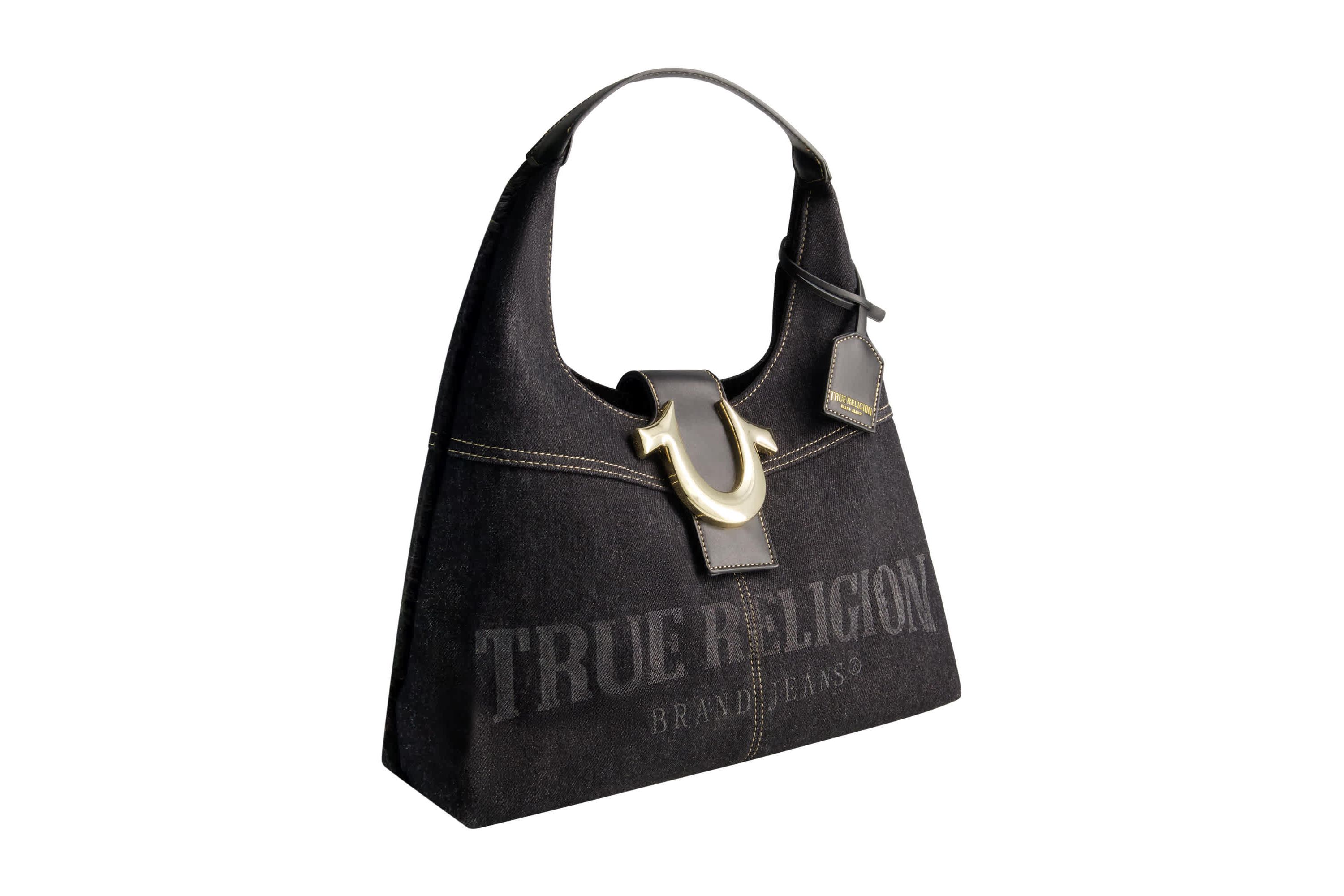 True Religion Frayed Denim Hobo