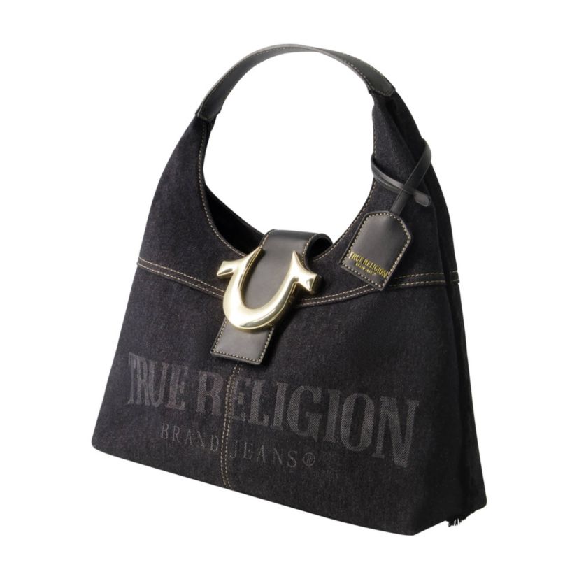 True Religion Frayed Denim Hobo