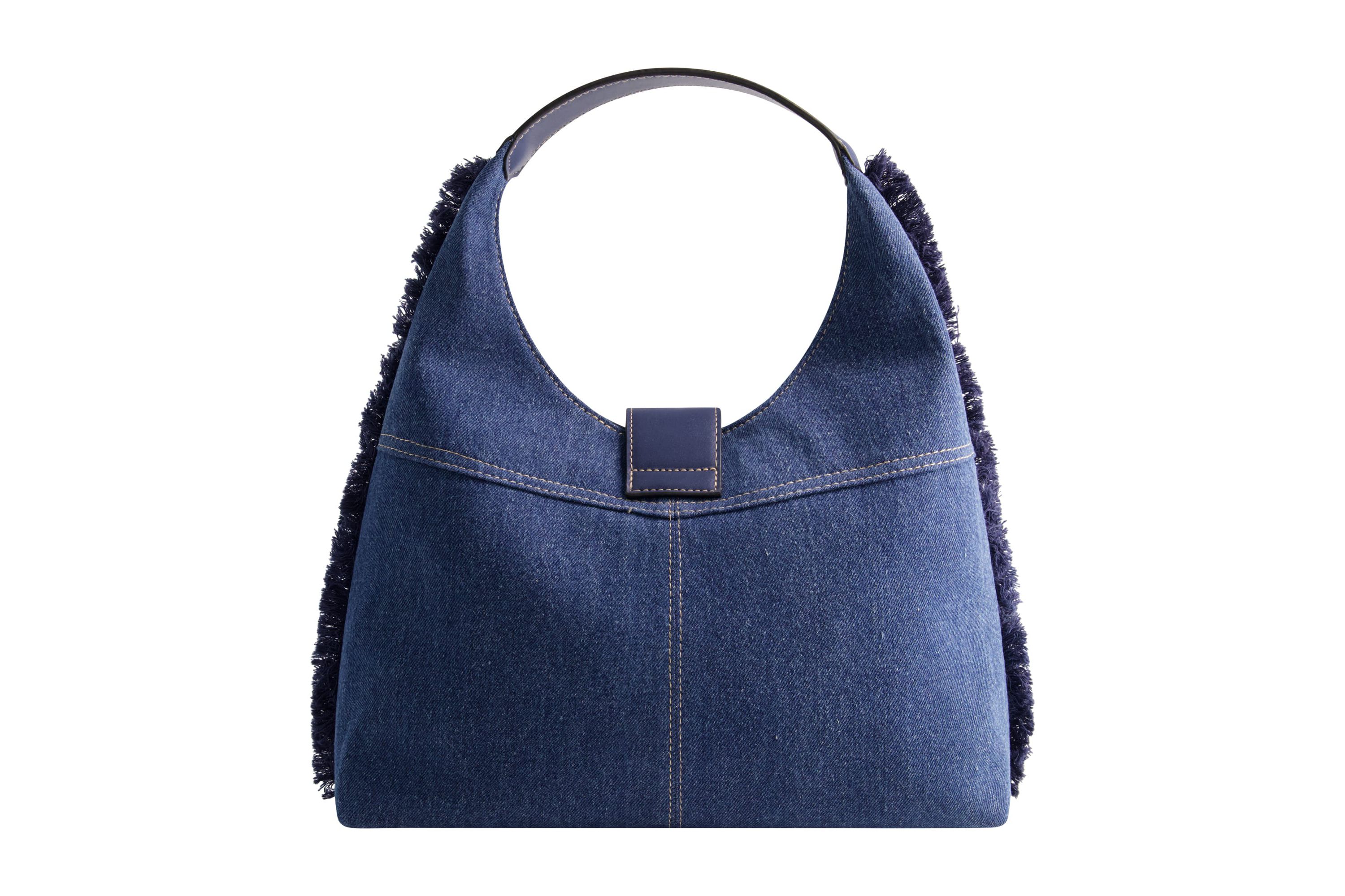 True Religion Frayed Denim Hobo