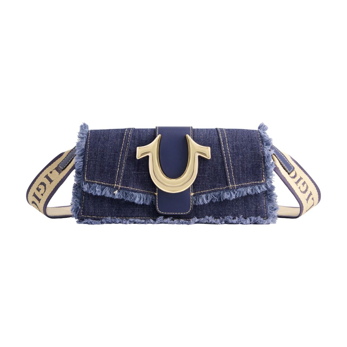 True Religion True Religion Frayed Denim Flap | Belk