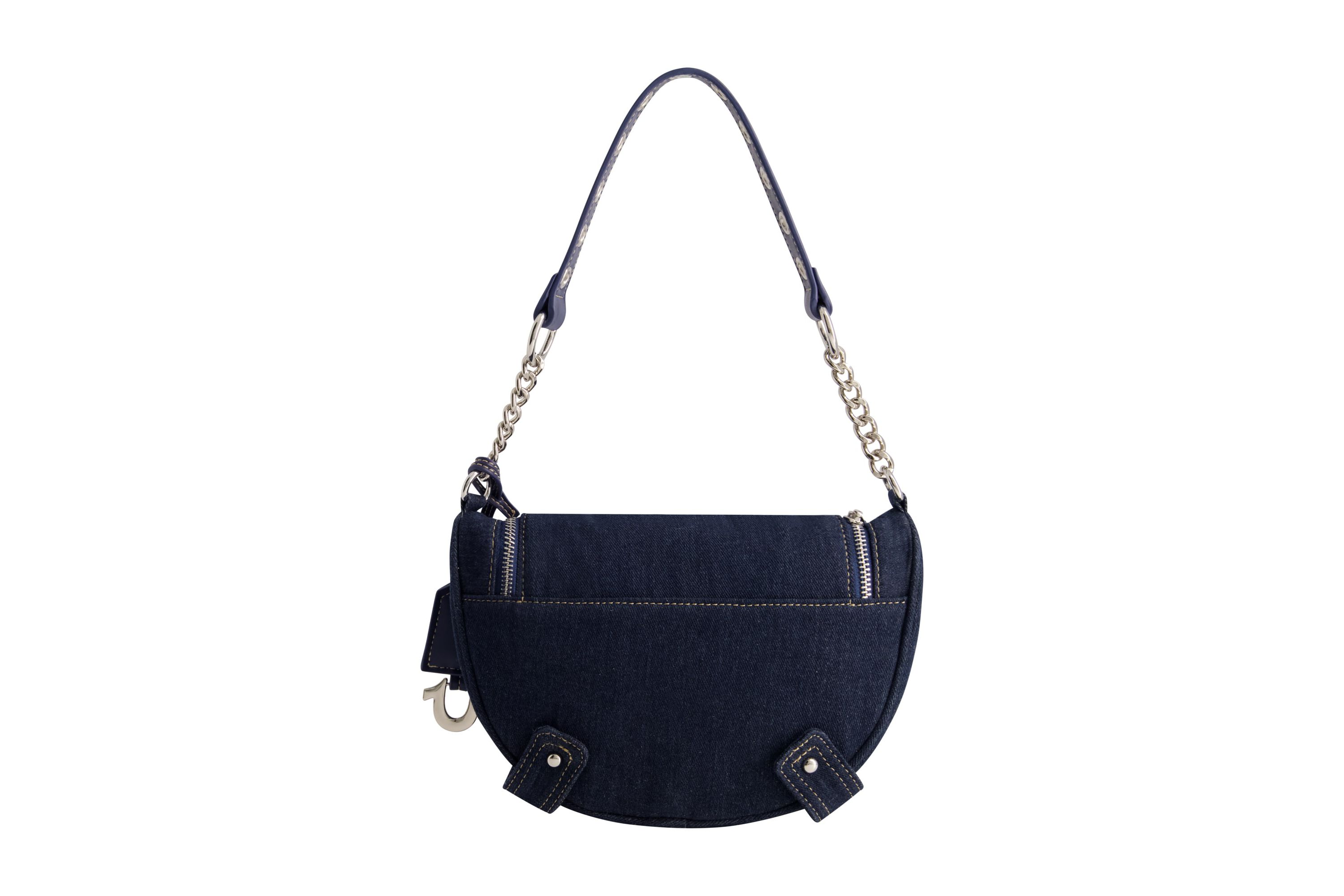 True Religion Chain Handle Denim Hobo