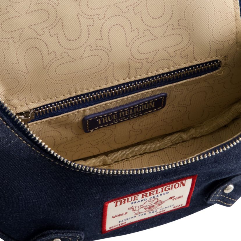 True Religion Chain Handle Denim Hobo