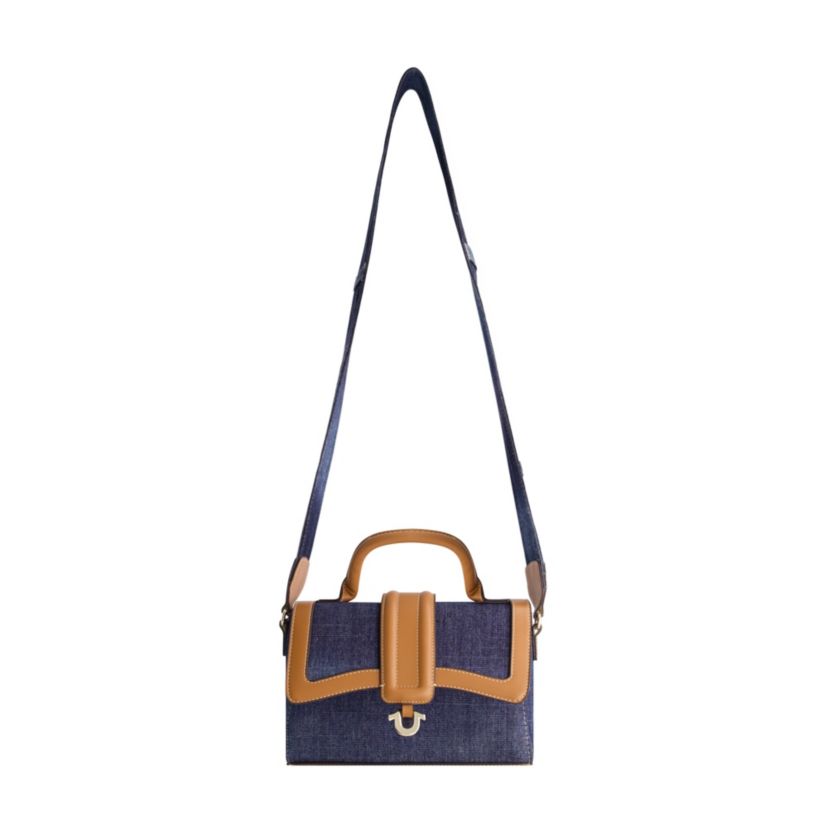True Religion Mini Denim Satchel
