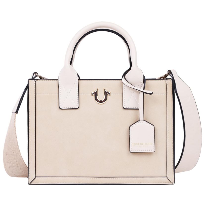 True Religion Modern Edge Suede Tote
