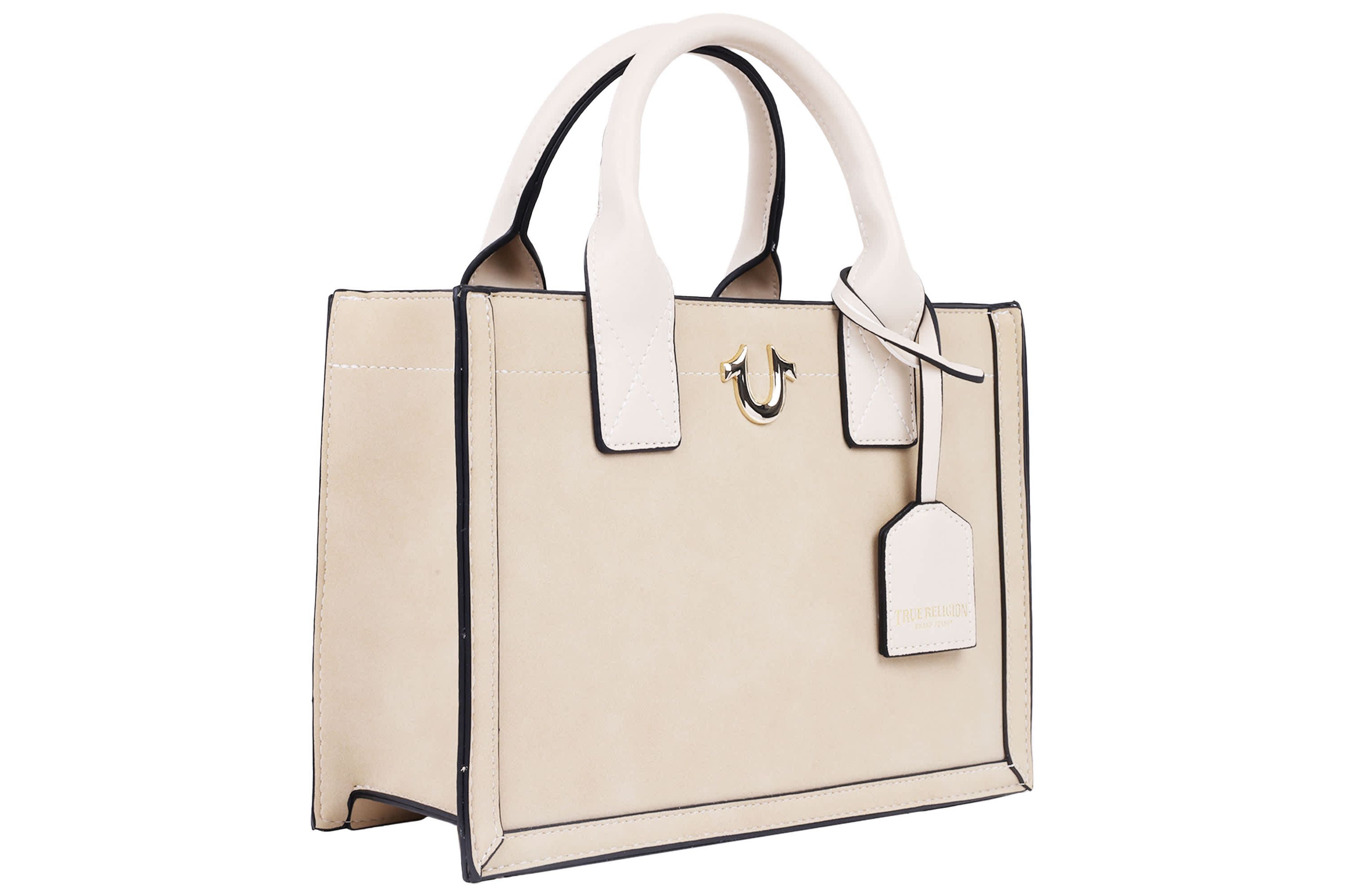 True Religion Modern Edge Suede Tote