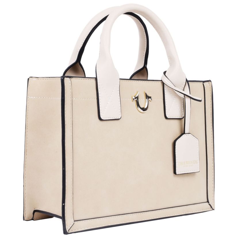 True Religion Modern Edge Suede Tote