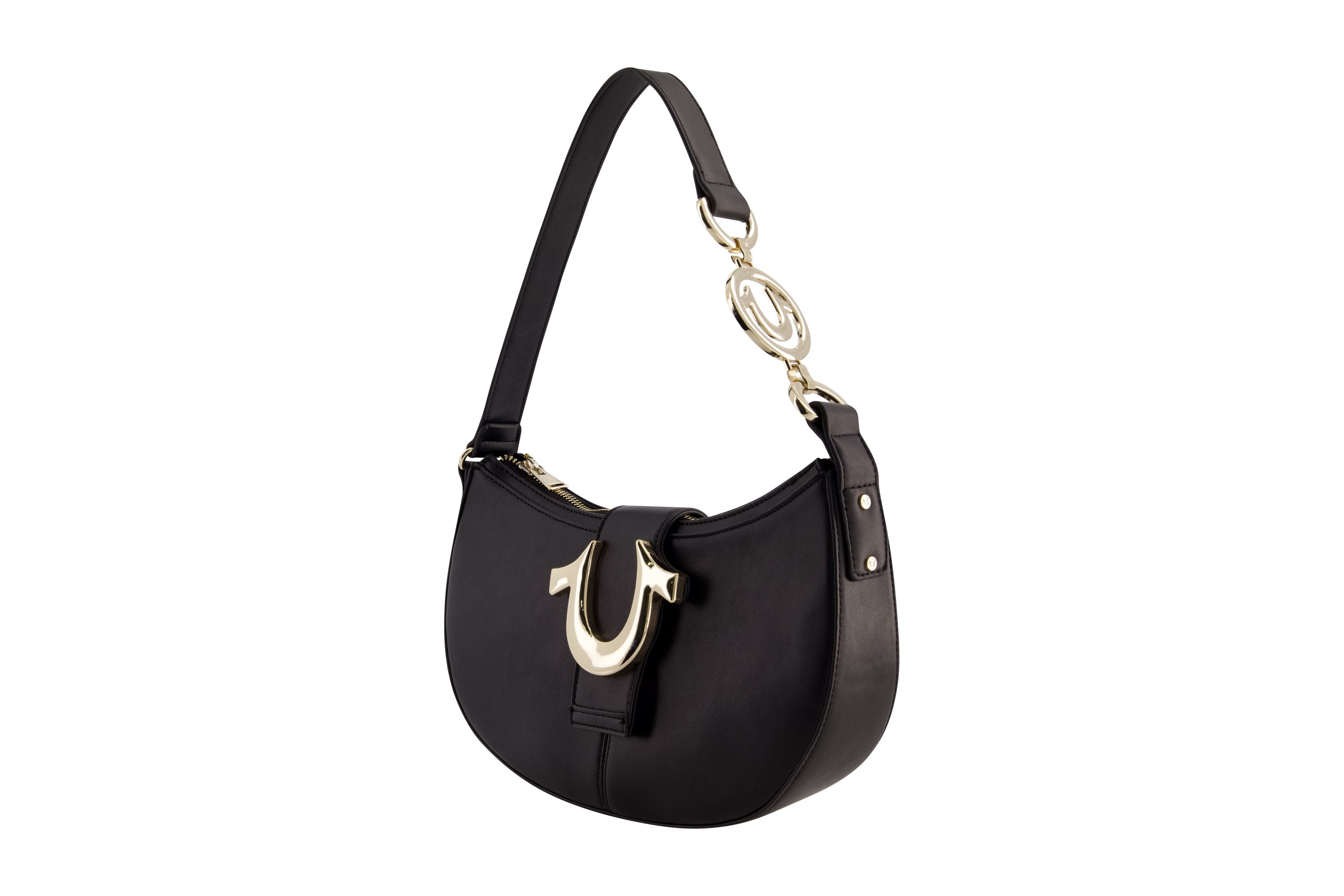 True Religion Horseshoe Strap Crescent Hobo
