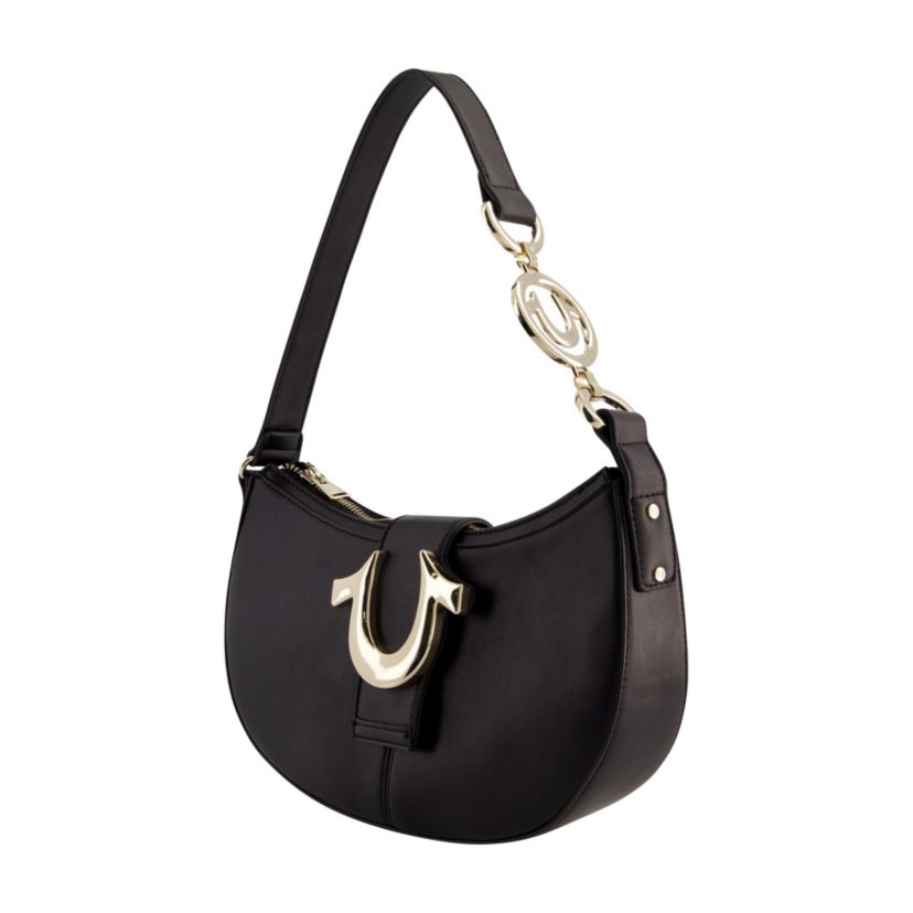 True Religion Horseshoe Strap Crescent Hobo