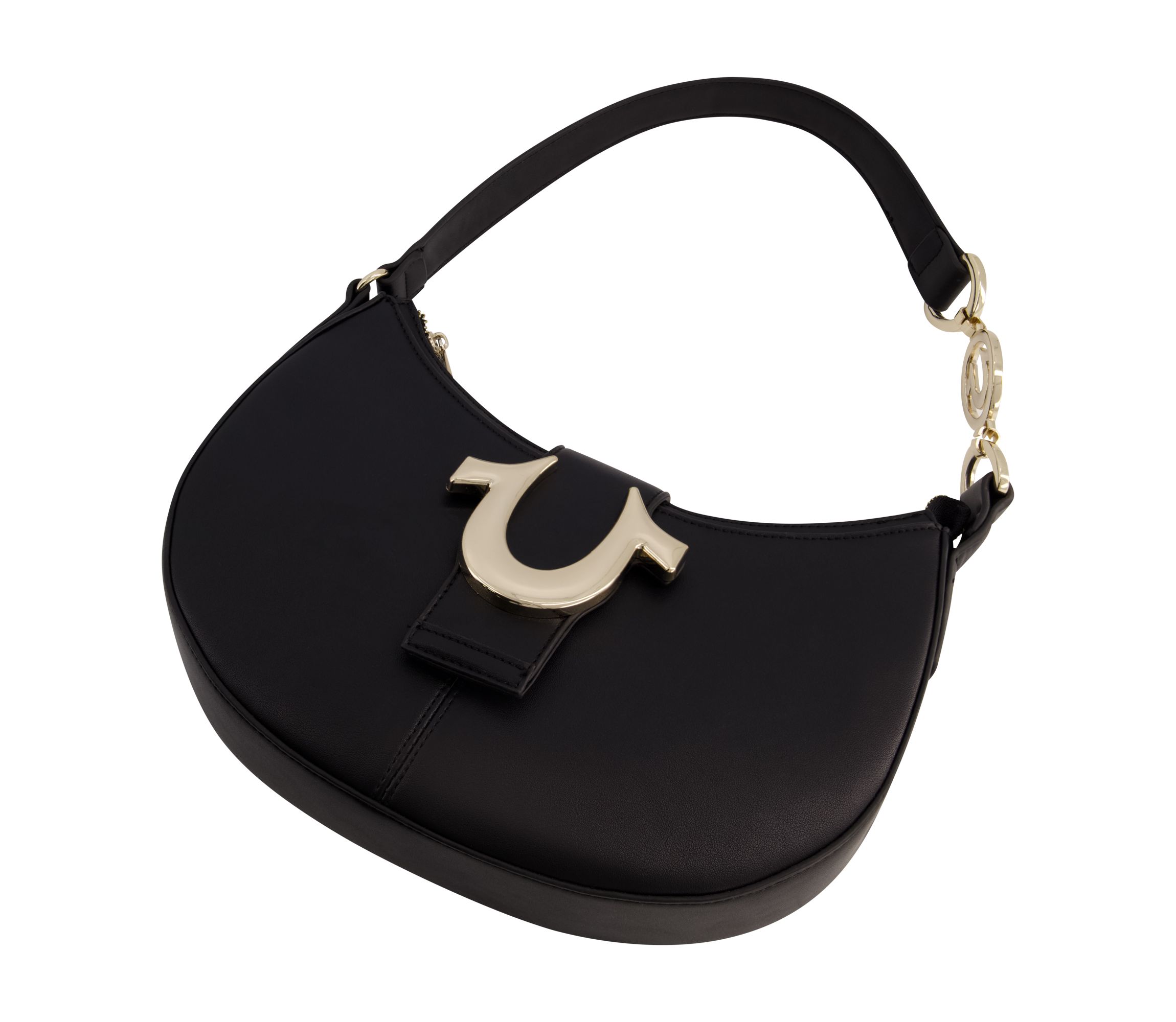 True Religion Horseshoe Strap Crescent Hobo