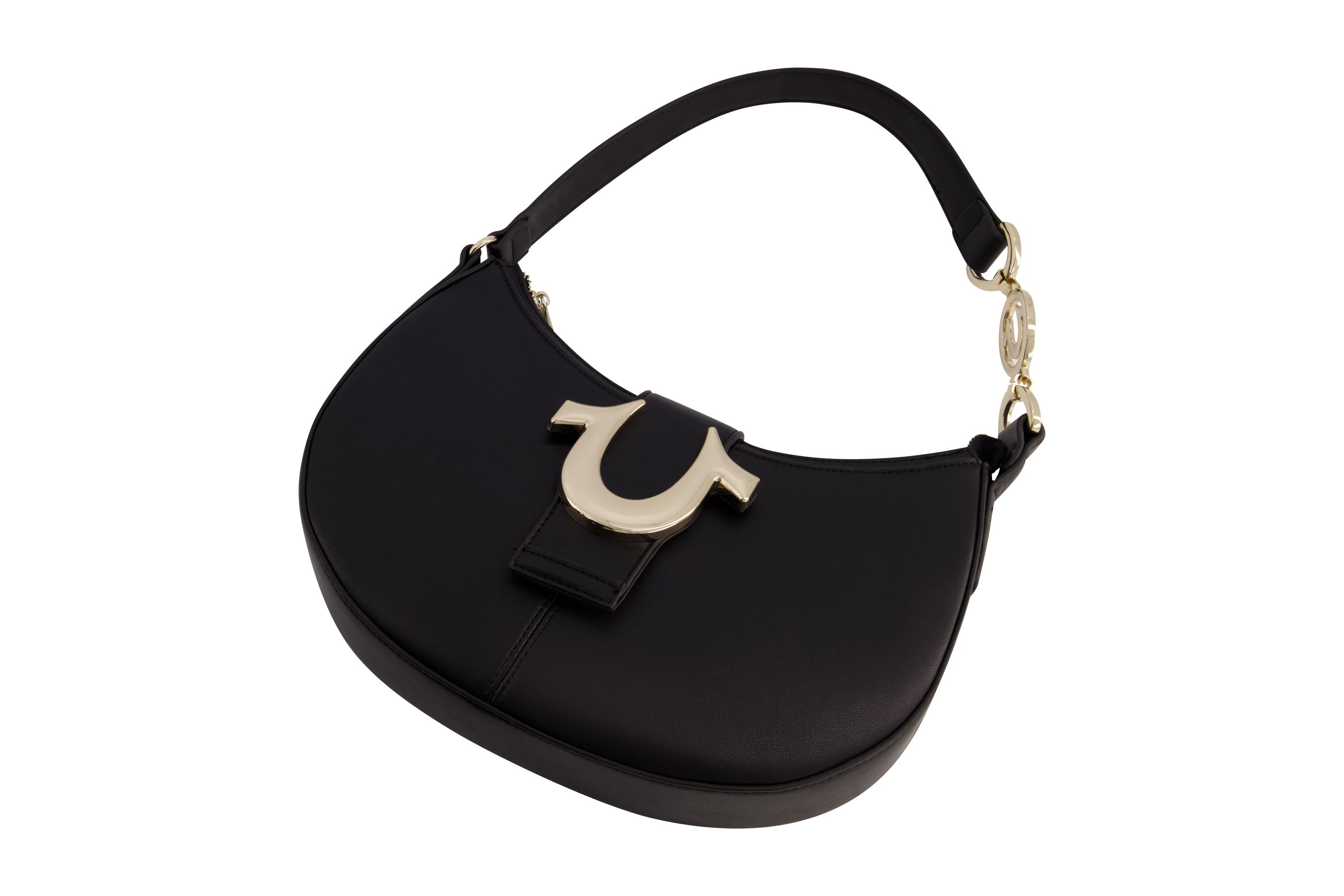 True Religion Horseshoe Strap Crescent Hobo