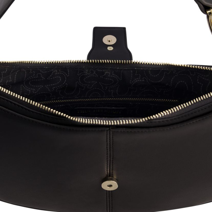 True Religion Horseshoe Strap Crescent Hobo
