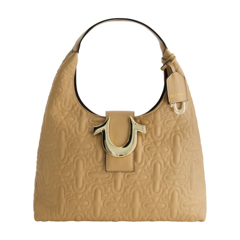 True Religion Quilted Horseshoe Medium Hobo