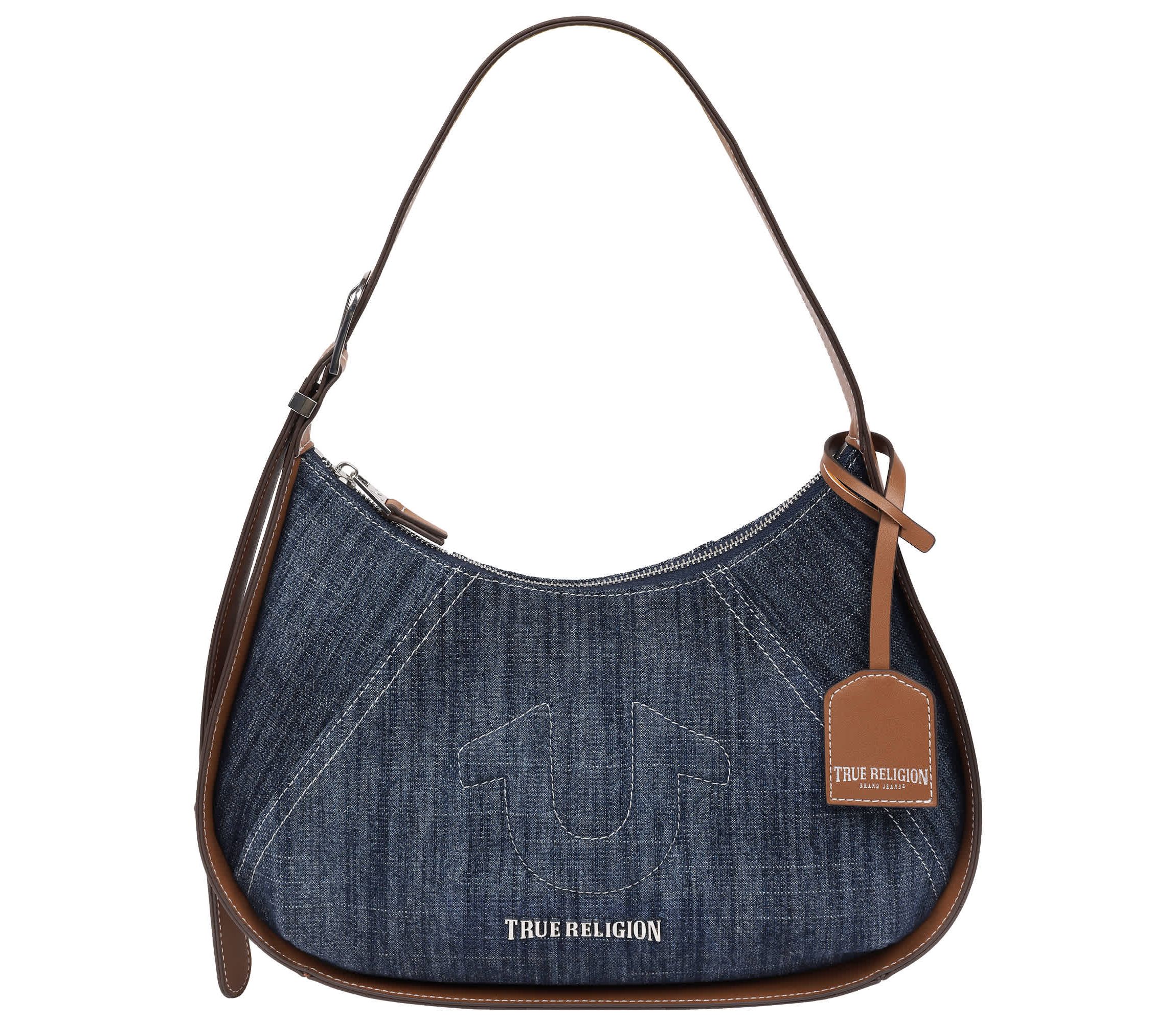 True Religion Denim Raised Horseshoe Hobo