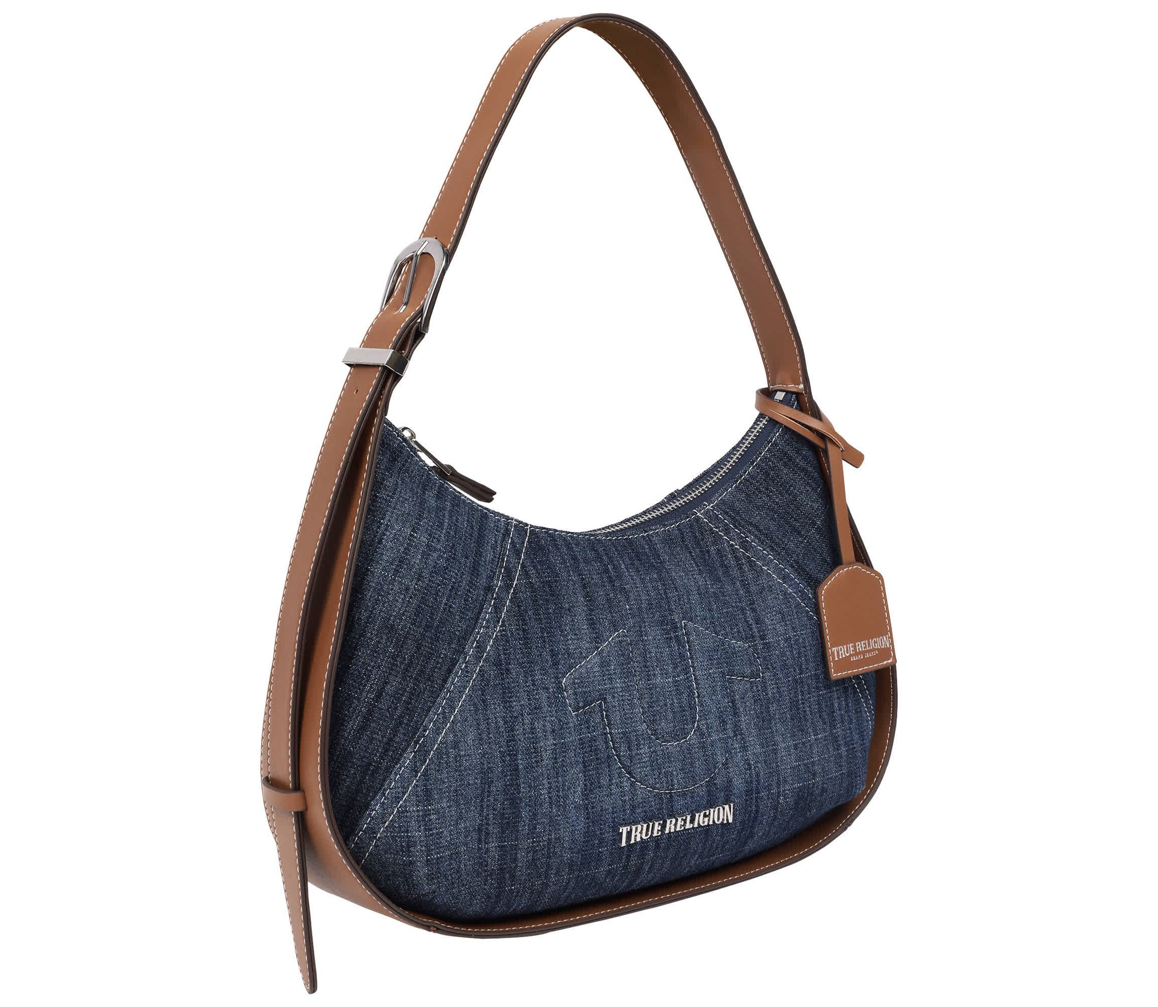 True Religion Denim Raised Horseshoe Hobo