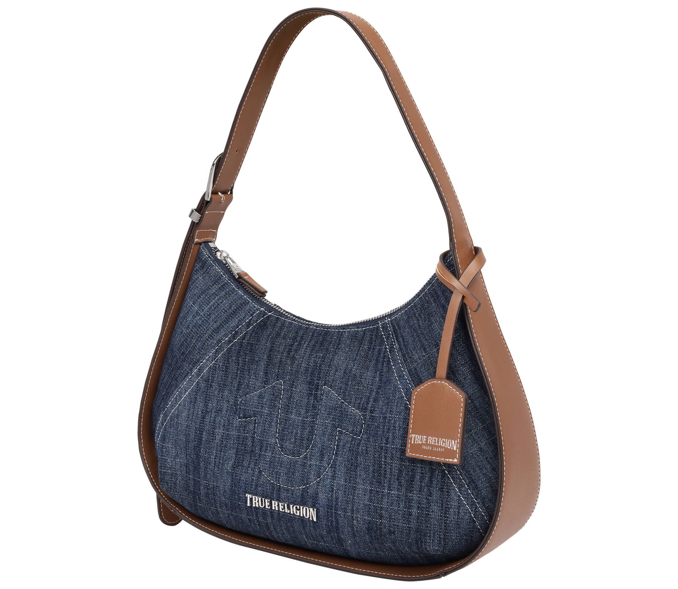 True Religion Denim Raised Horseshoe Hobo