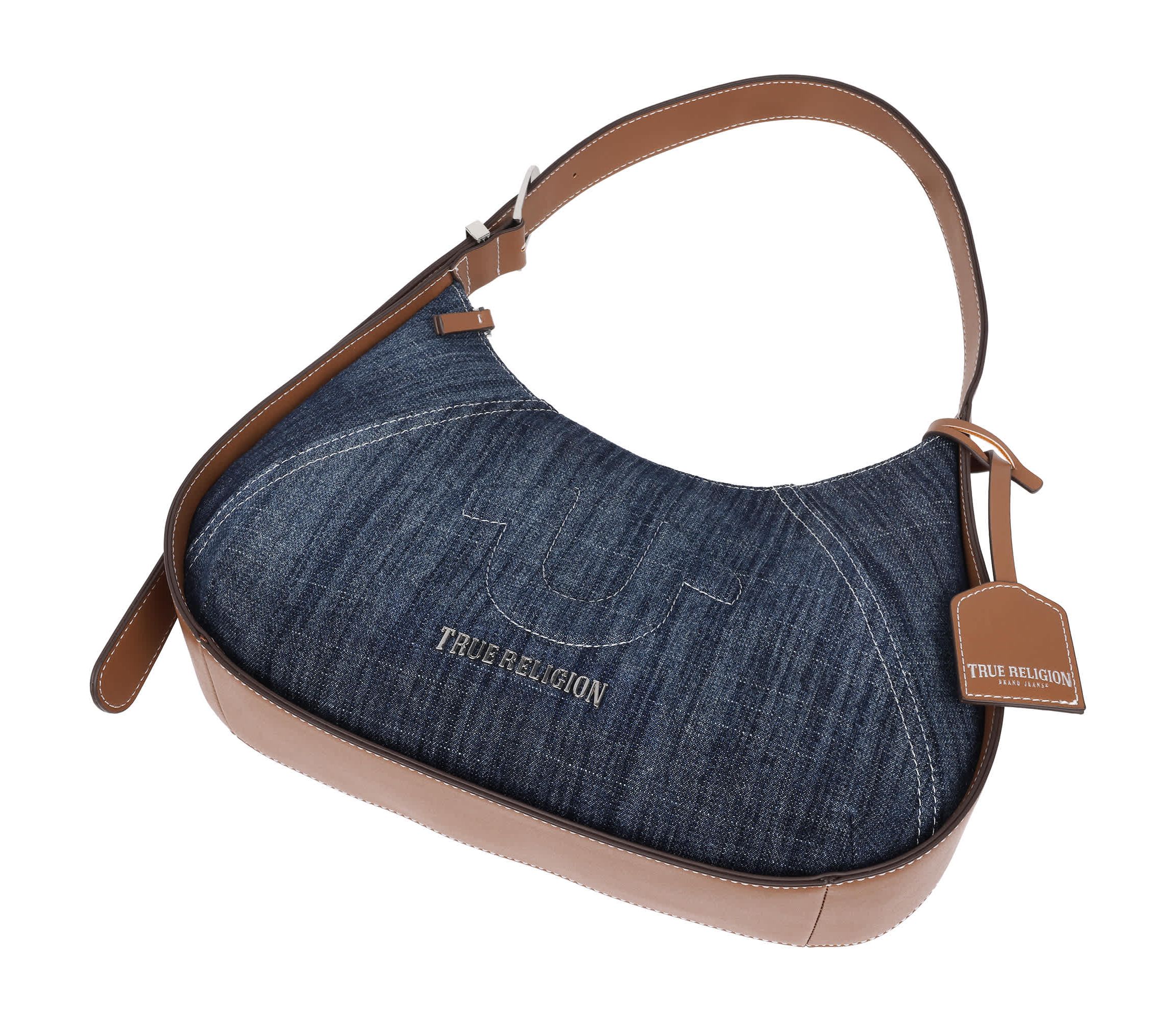 True Religion Denim Raised Horseshoe Hobo