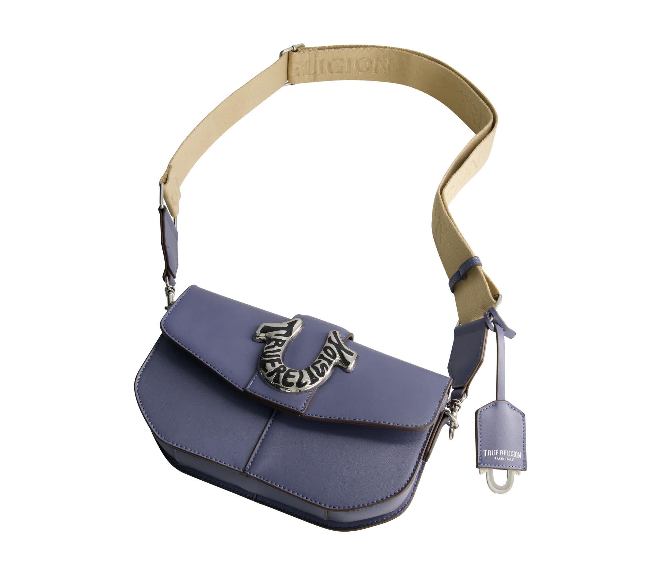 True Religion Shoulder Bag with Signature Logo Accent