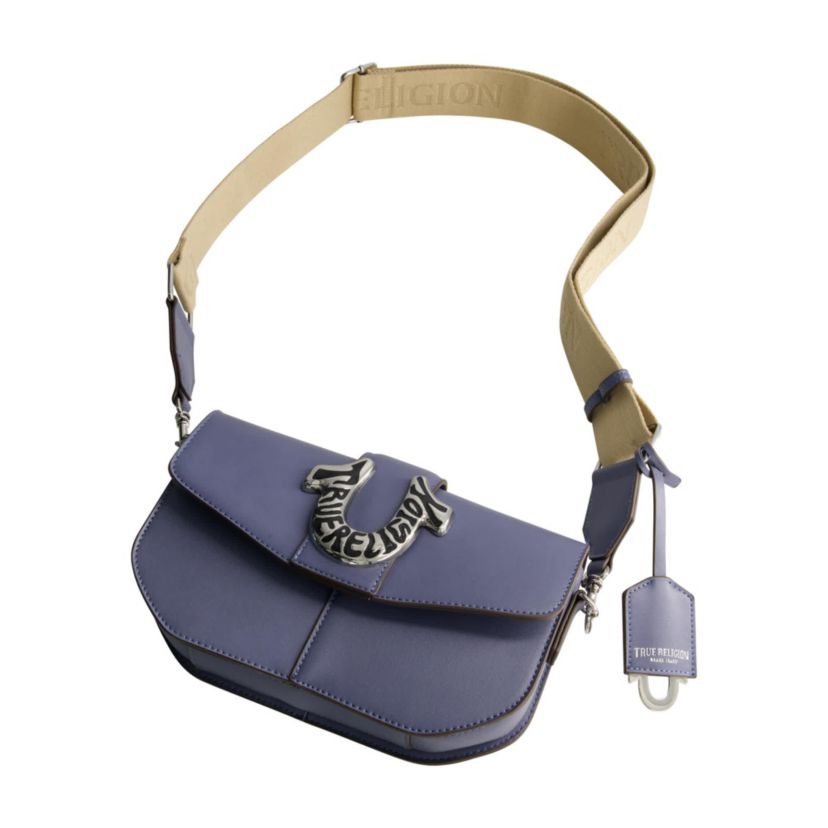 True Religion Shoulder Bag with Signature Logo Accent
