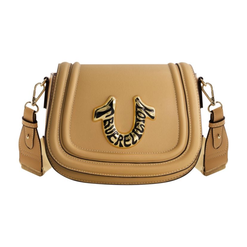 True Religion Womens Crossbody Bag with Branded Logo Detail