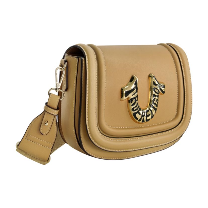 True Religion Womens Crossbody Bag with Branded Logo Detail