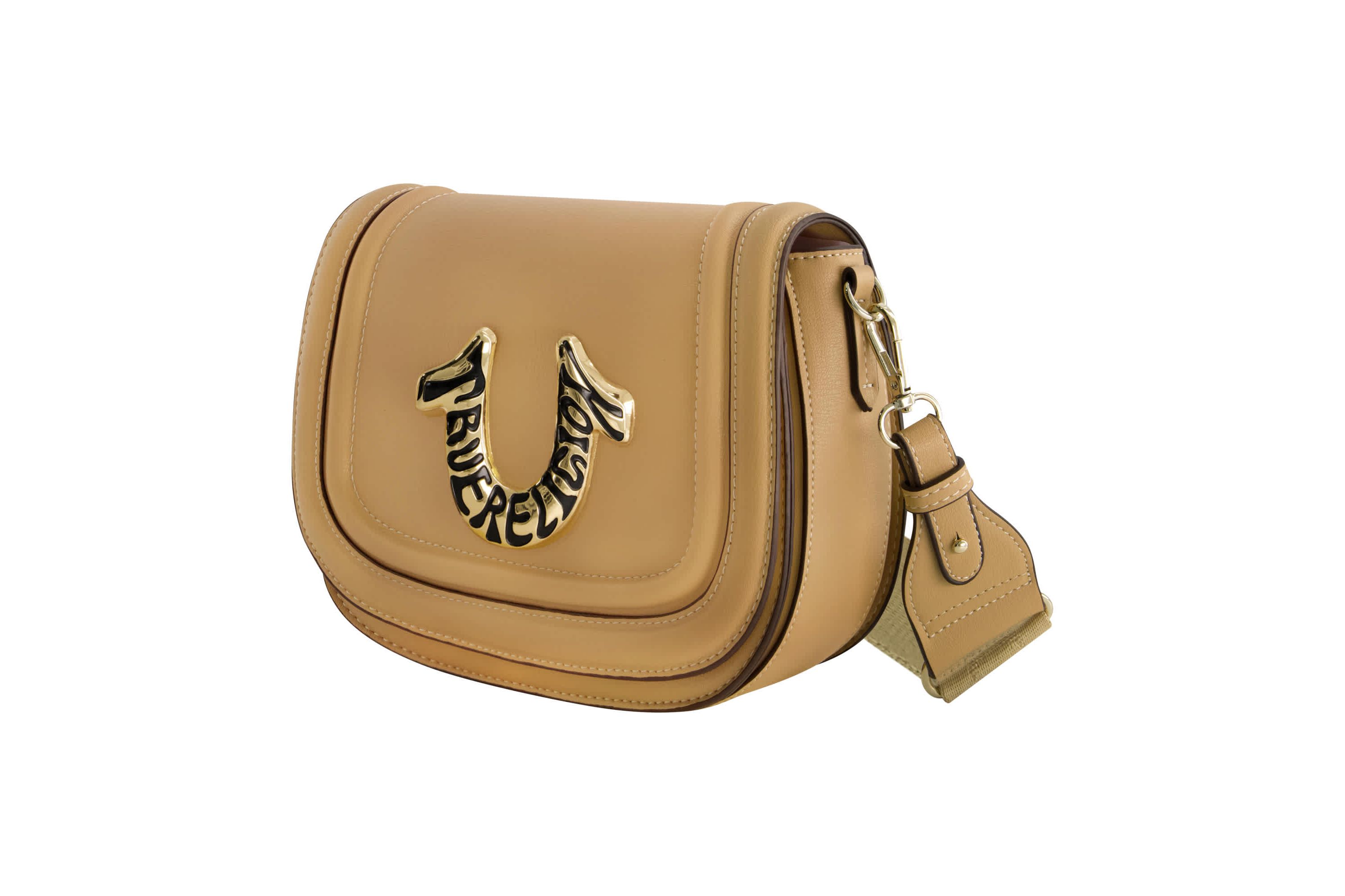 True Religion Womens Crossbody Bag with Branded Logo Detail