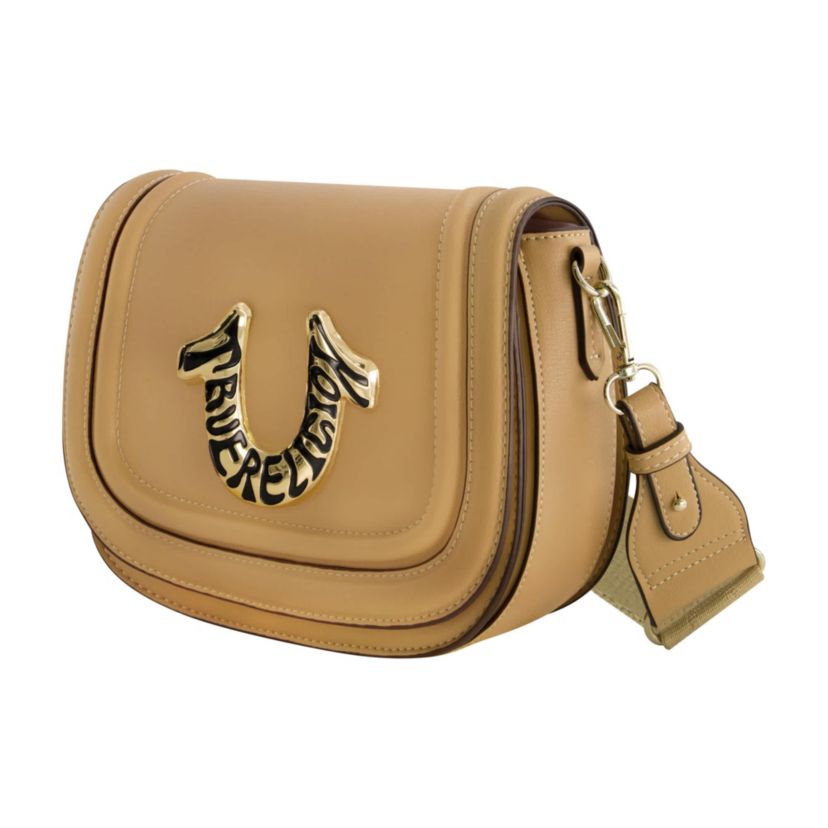 True Religion Womens Crossbody Bag with Branded Logo Detail