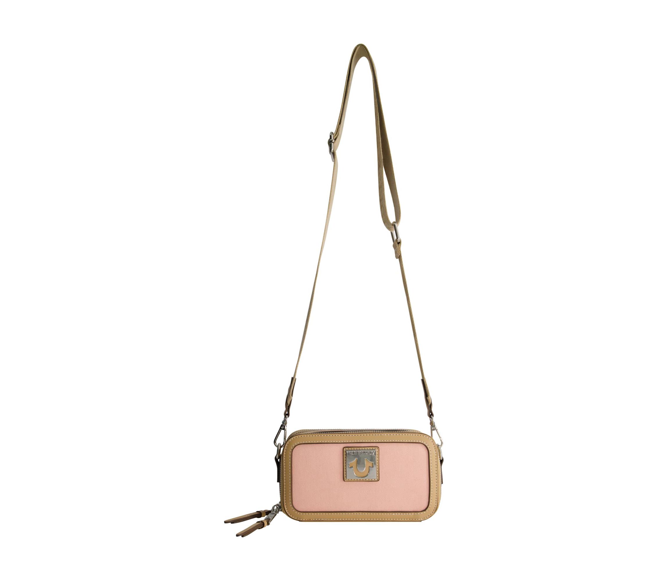 True Religion Horseshoe Plaque Crossbody Camera Bag