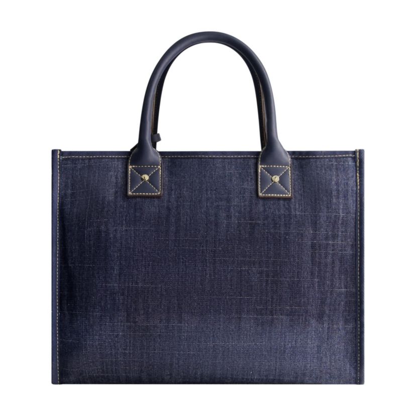 True Religion Buddha Pocket Denim Tote