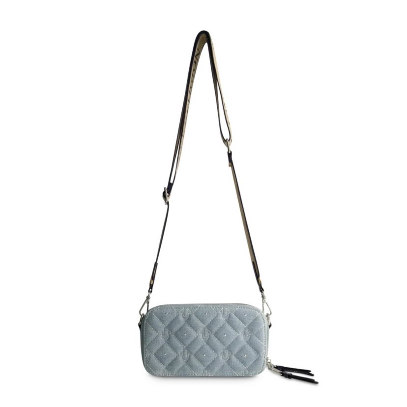 True Religion Studded Denim Camera Bag