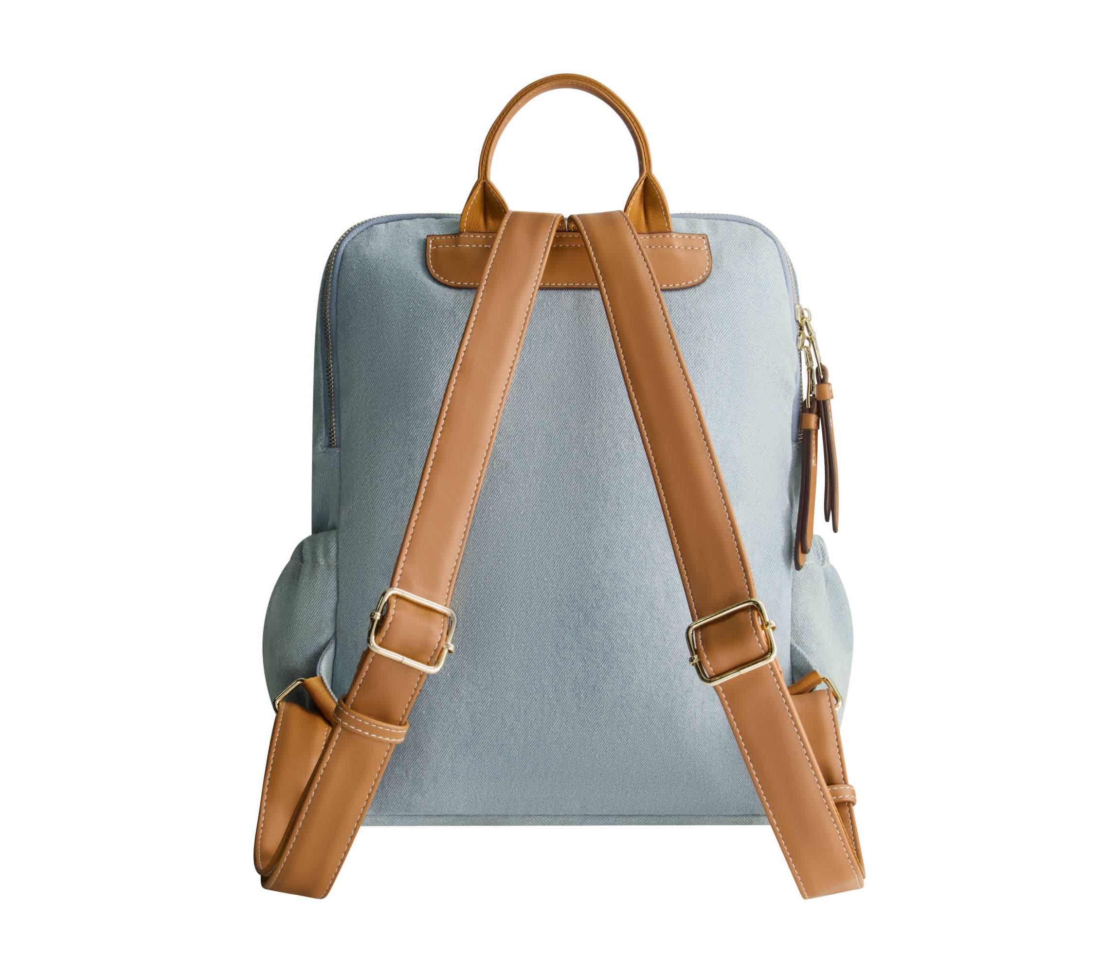 True Religion Buddha Pocket Denim Backpack