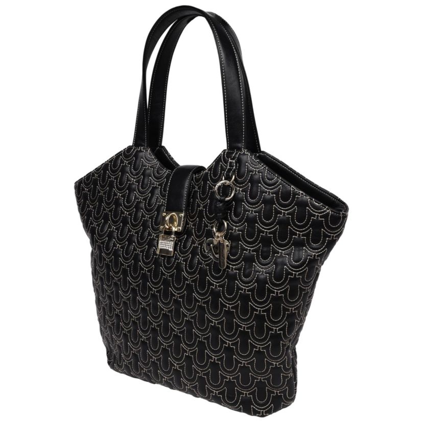 True Religion Horseshoe Quilt Charm Tote