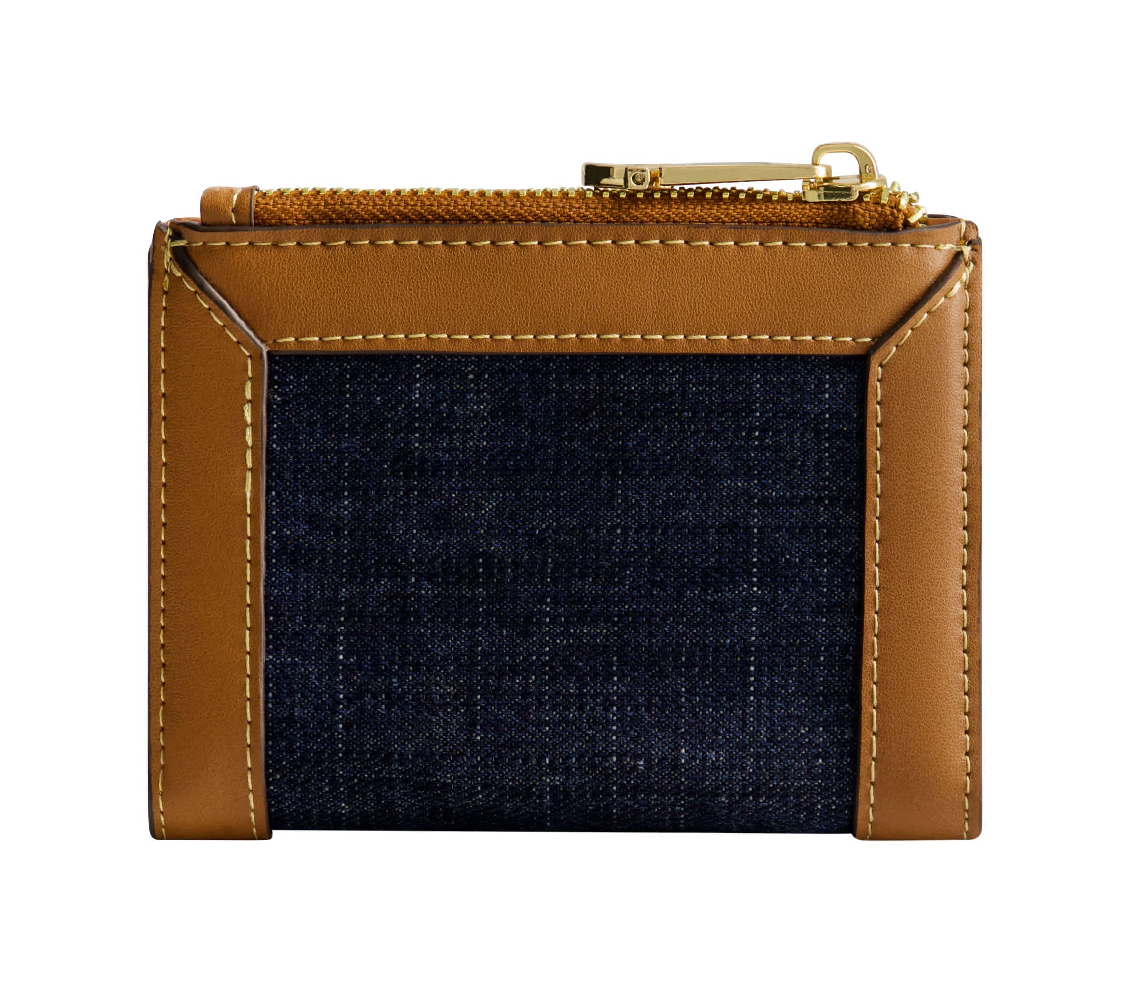 True Religion Buddha Patch Small Denim Wallet