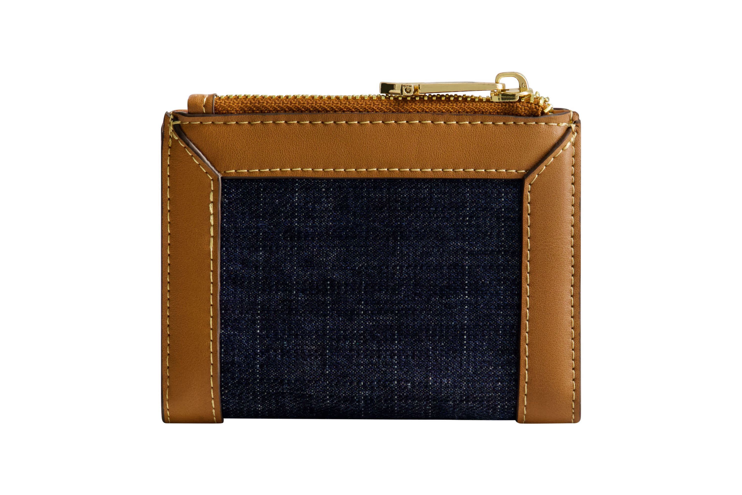 True Religion Buddha Patch Small Denim Wallet