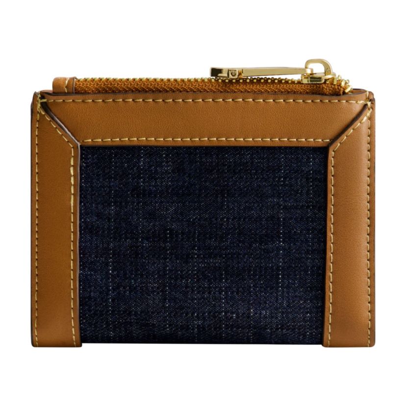 True Religion Buddha Patch Small Denim Wallet