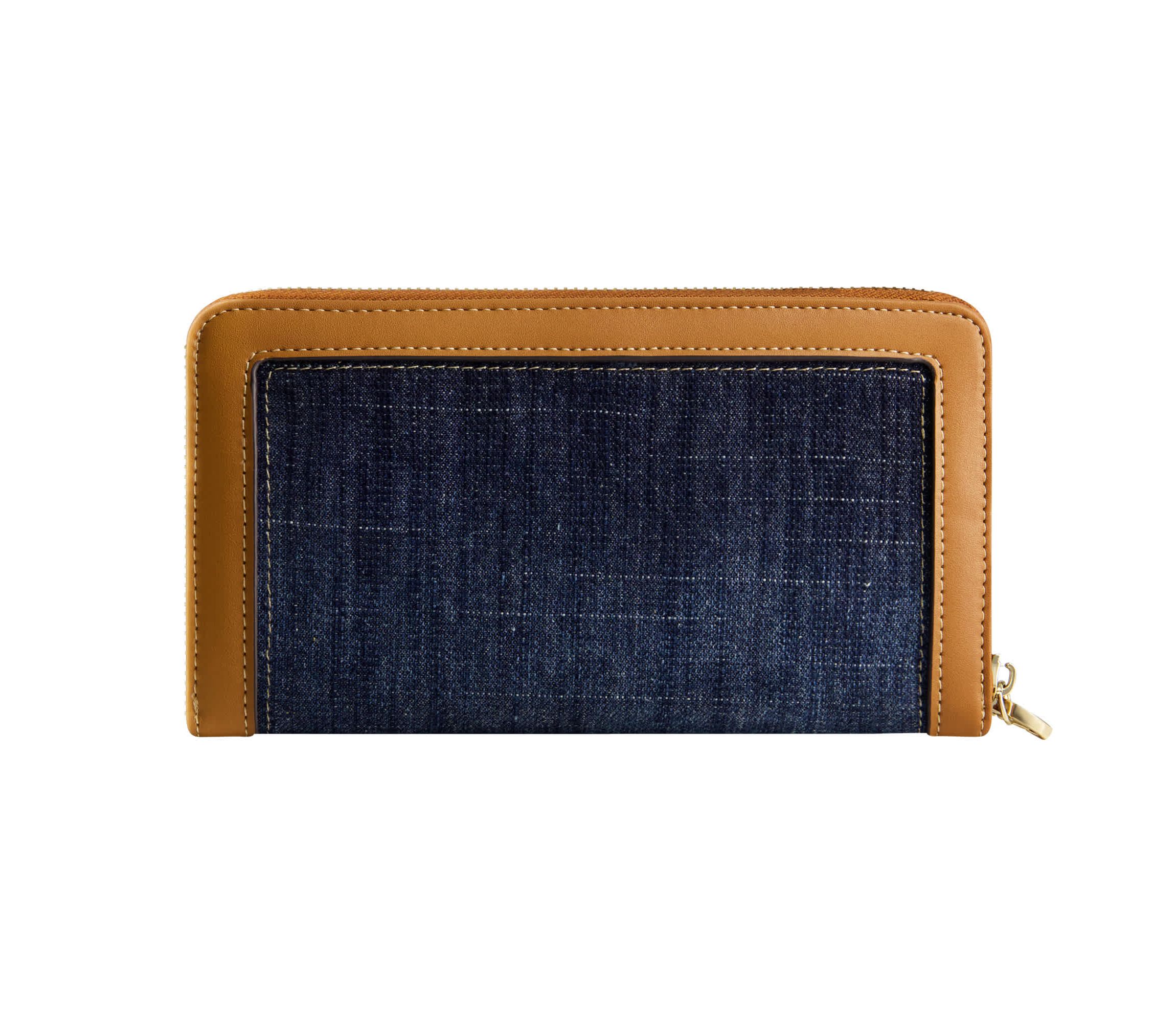 True Religion Buddha Patch Zip Around Wristlet
