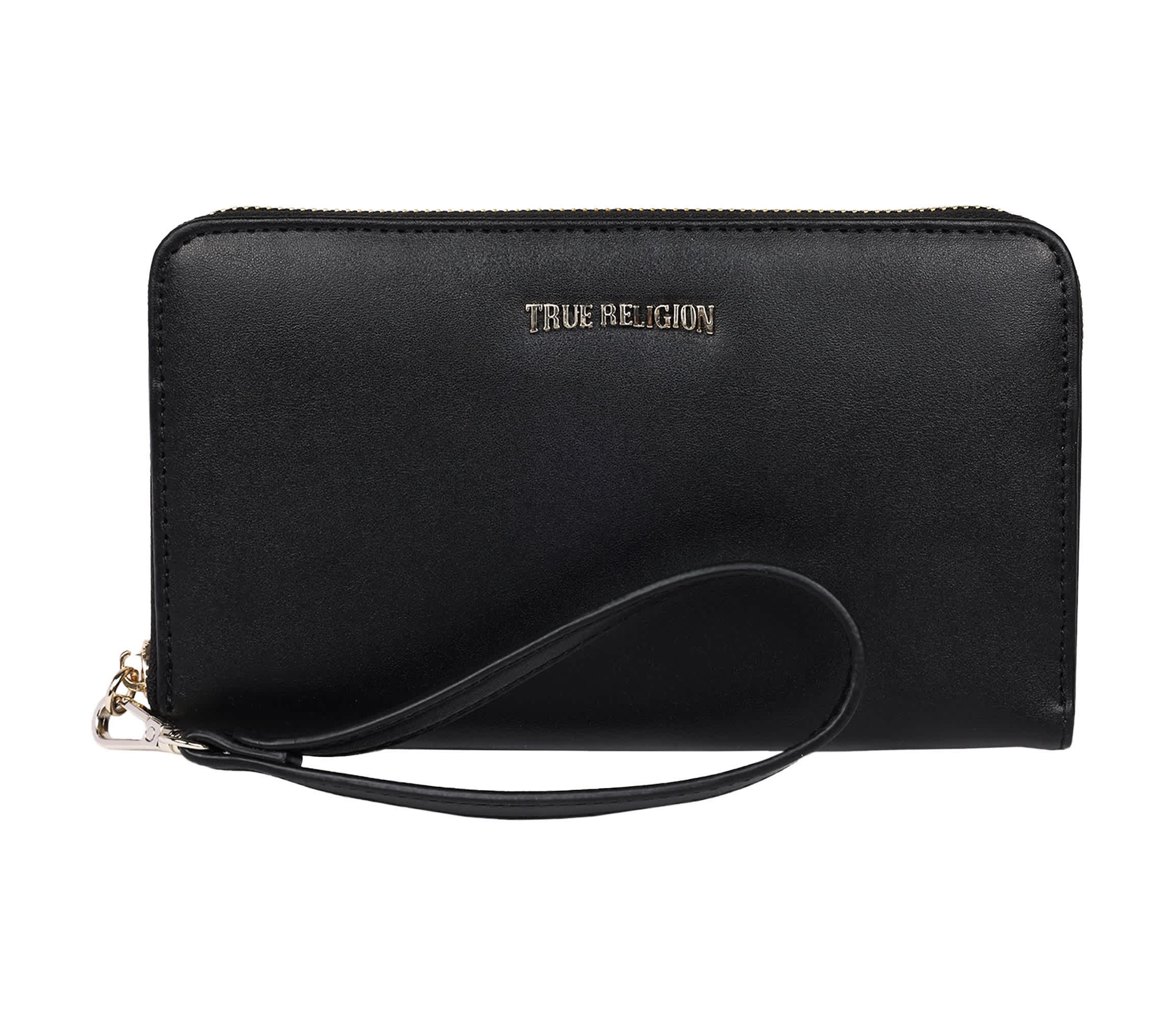 True Religion East/West Zip-Around Wallet