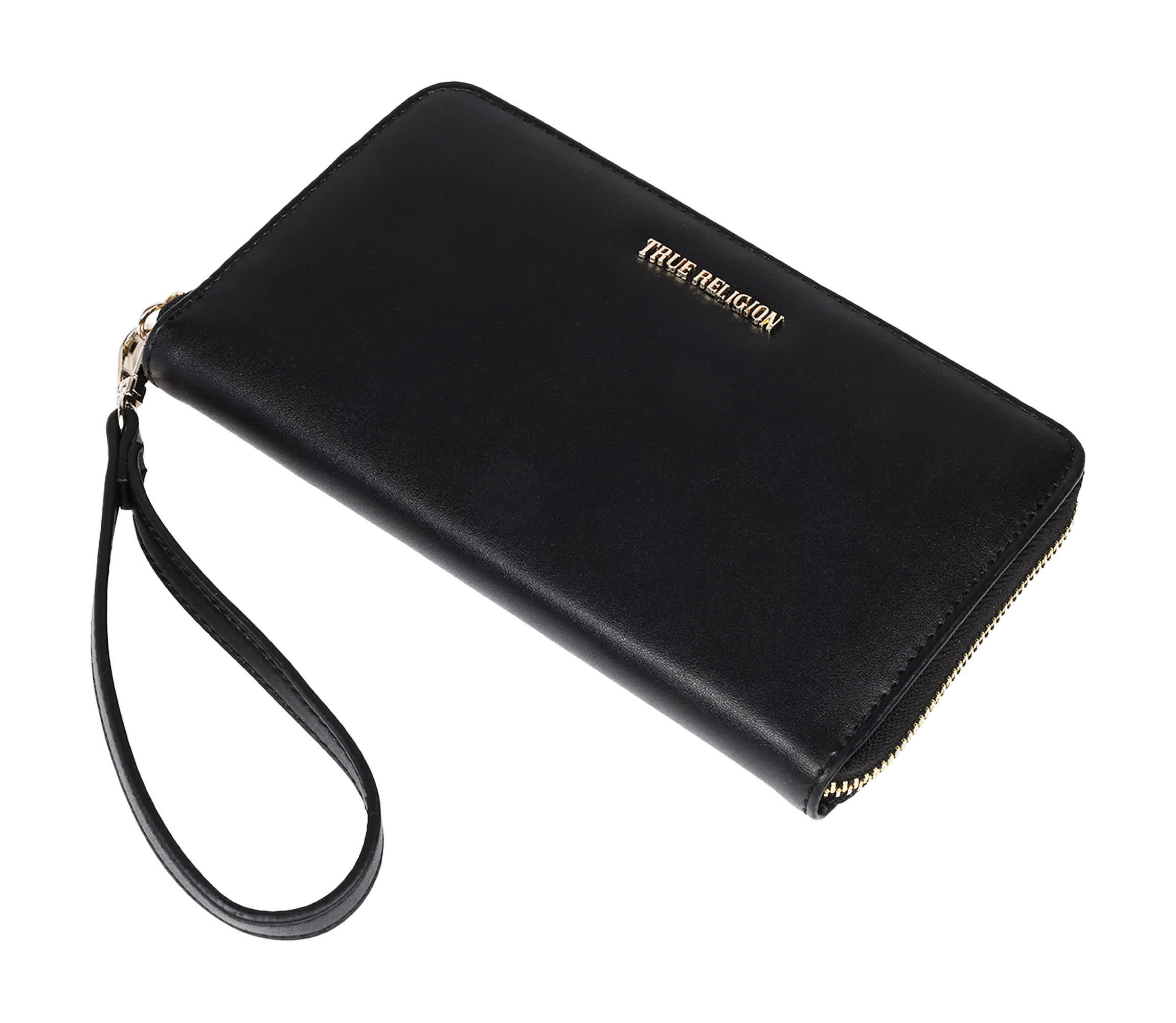 True Religion East/West Zip-Around Wallet