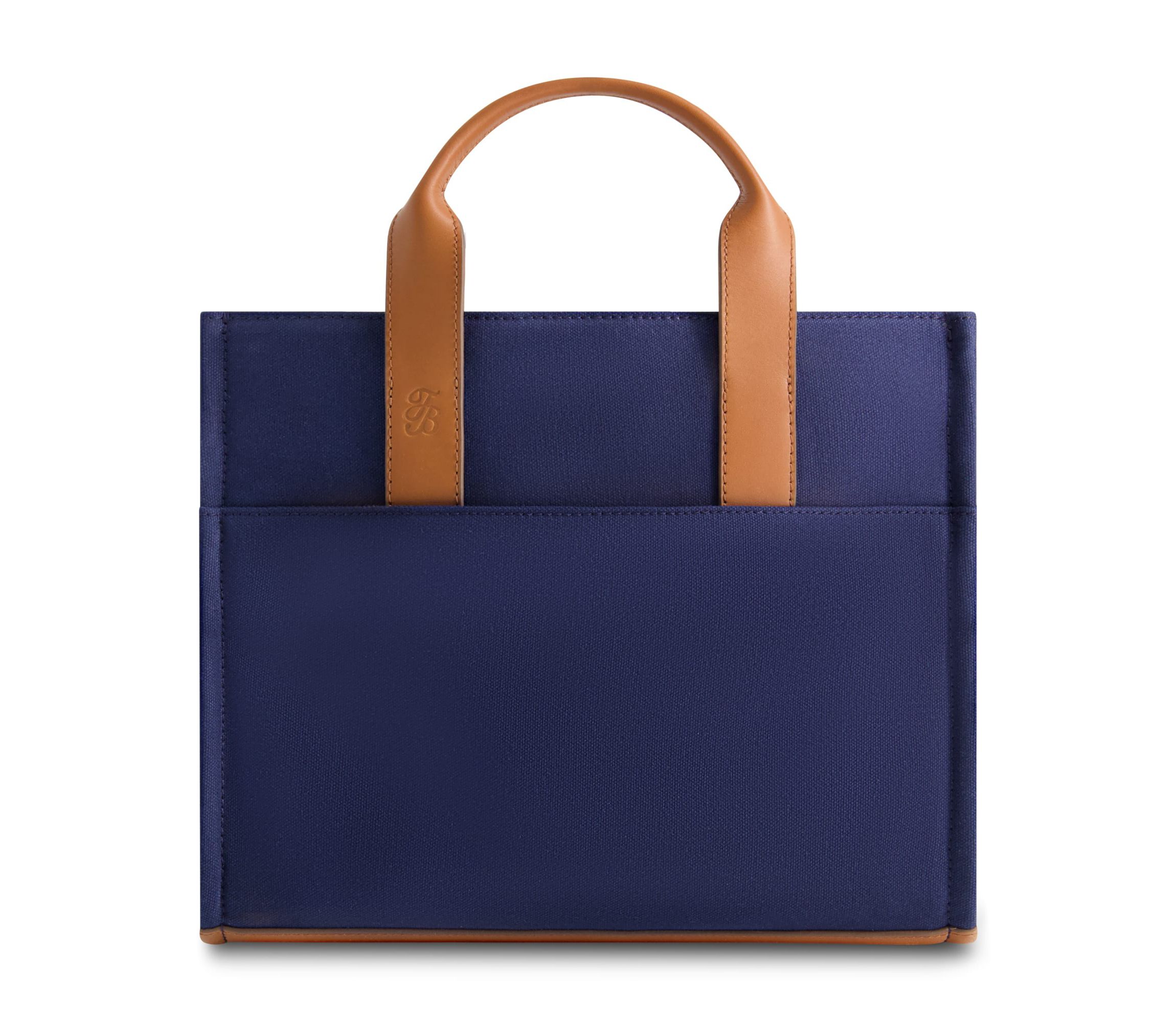 Tommy Bahama Solid Canvas Medium Tote with Leather Trim