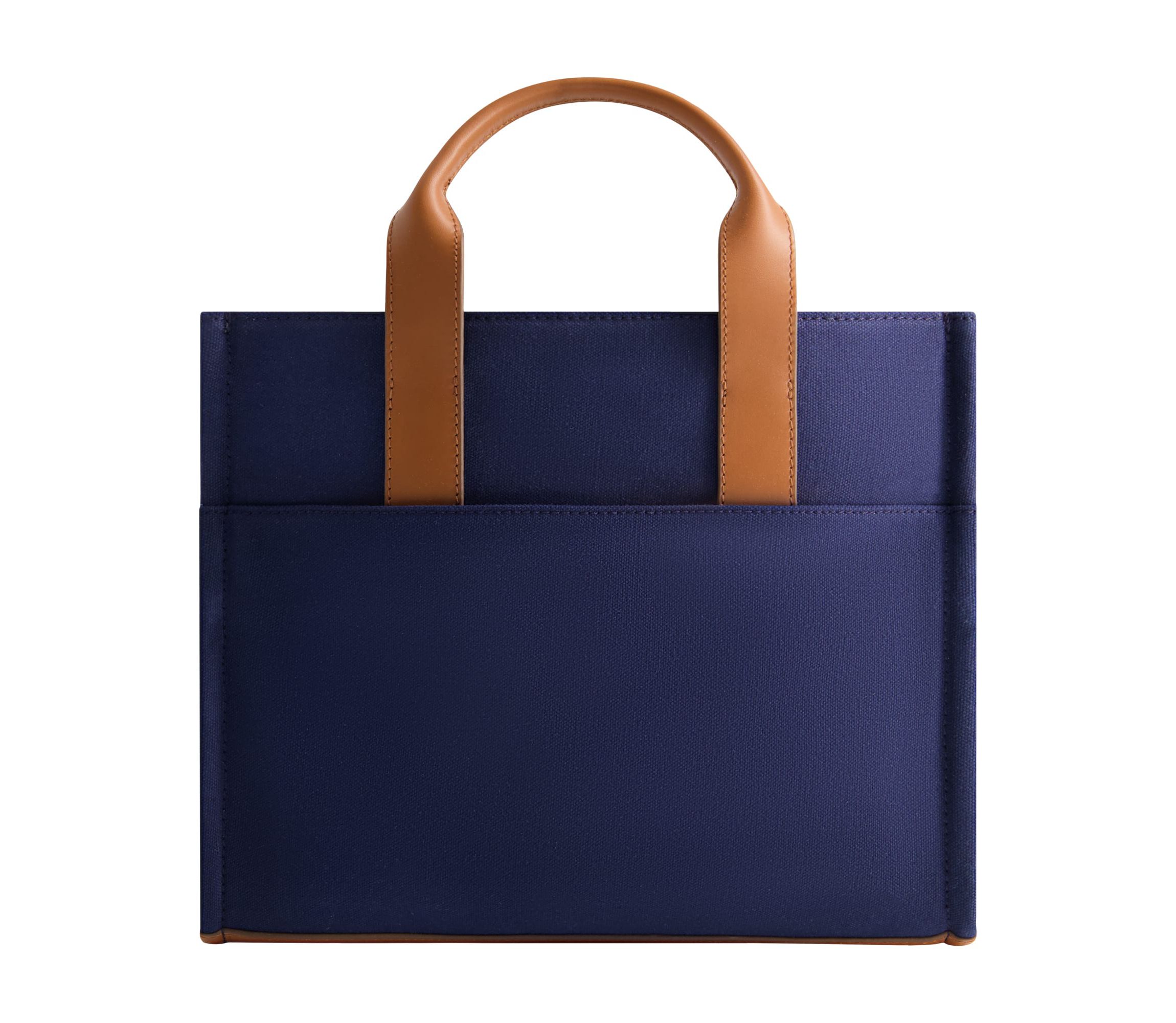 Tommy Bahama Solid Canvas Medium Tote with Leather Trim
