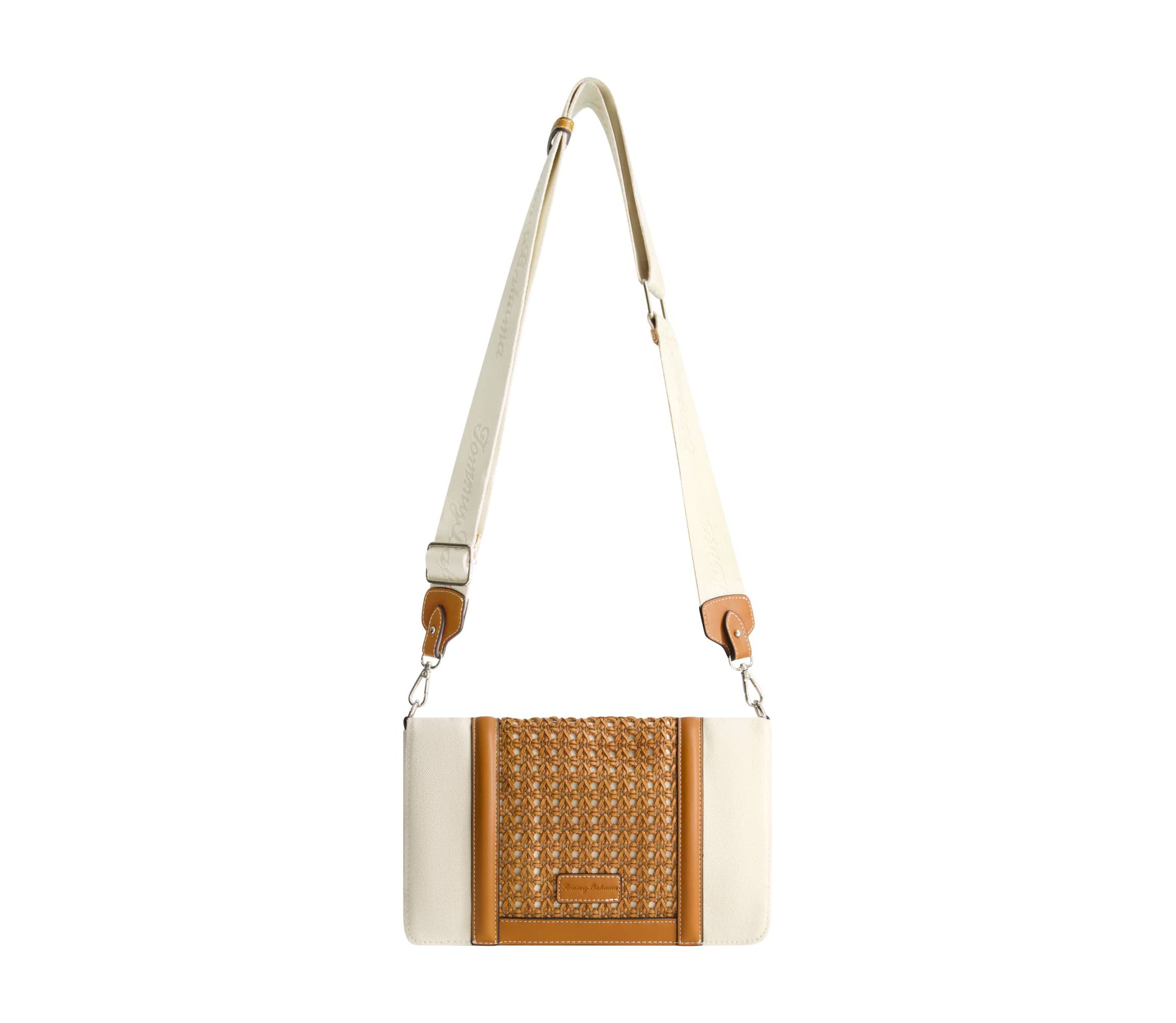 Tommy Bahama Woven Flap Crossbody Bag