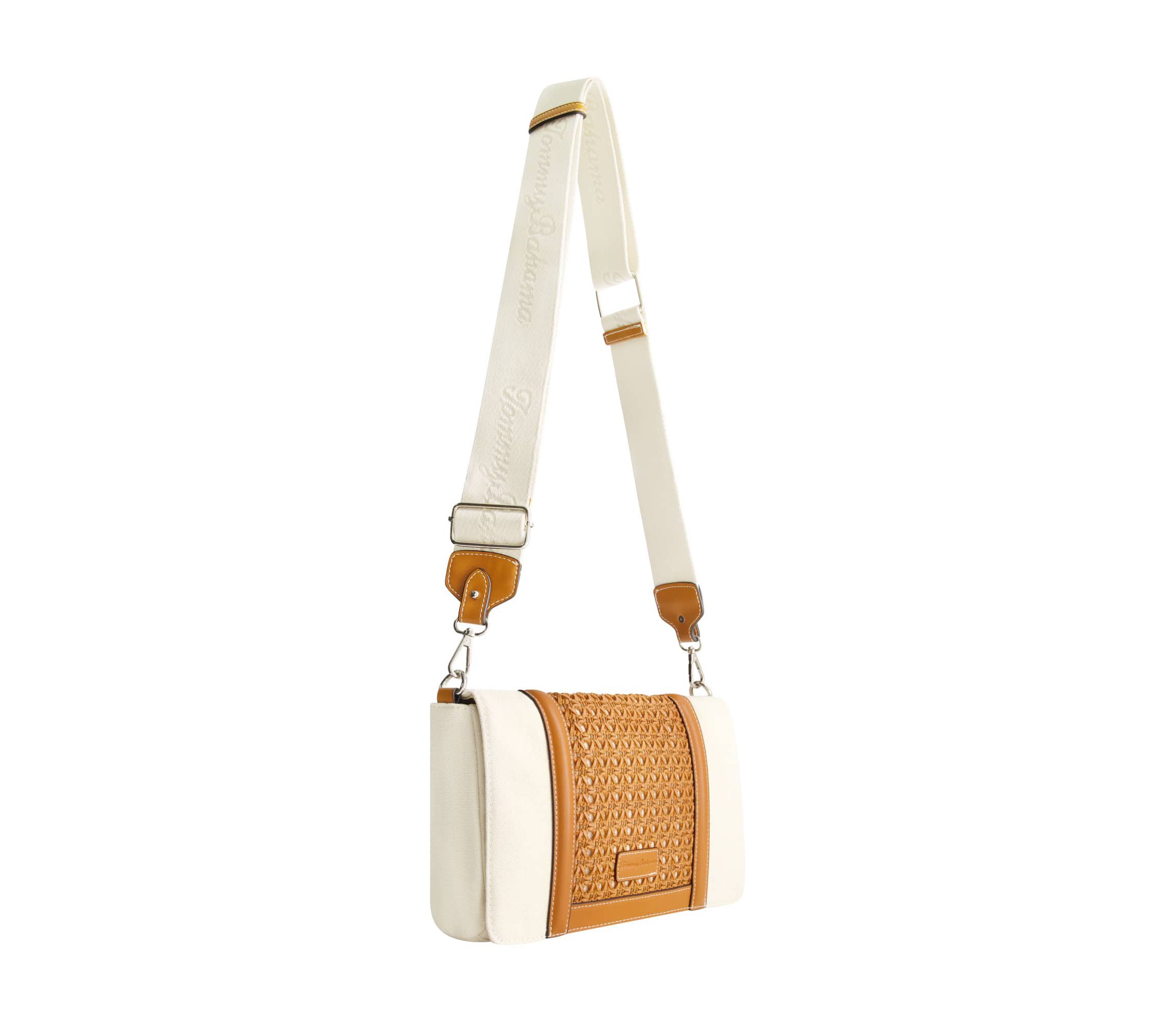 Tommy Bahama Woven Flap Crossbody Bag