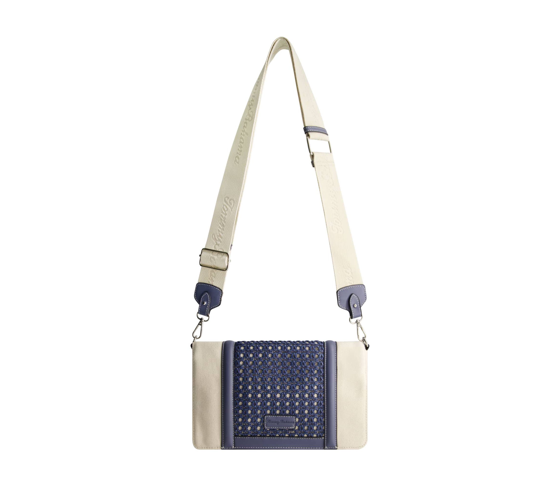 Tommy Bahama Woven Flap Crossbody Bag