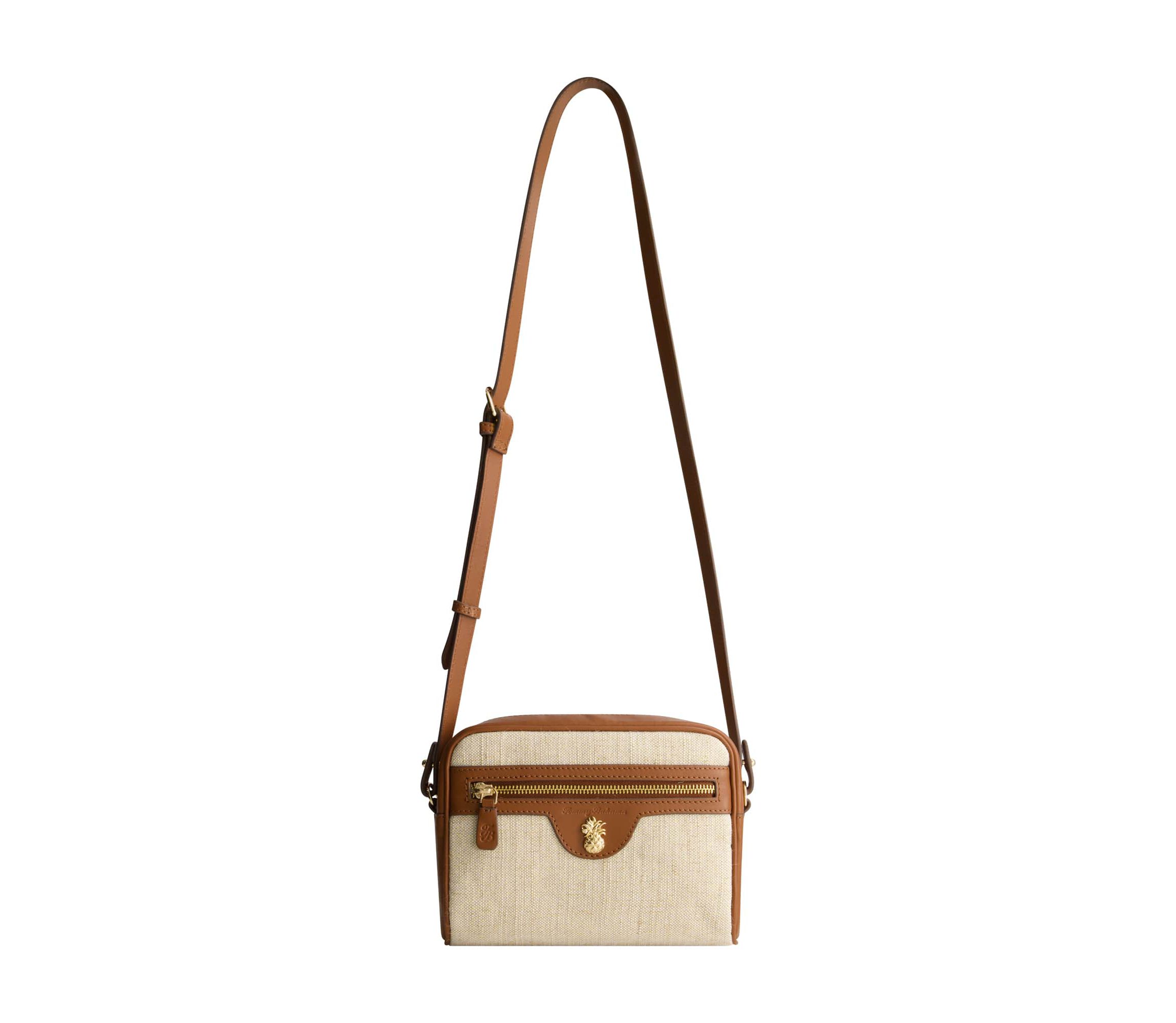 Tommy Bahama Lurex Linen Camera Bag