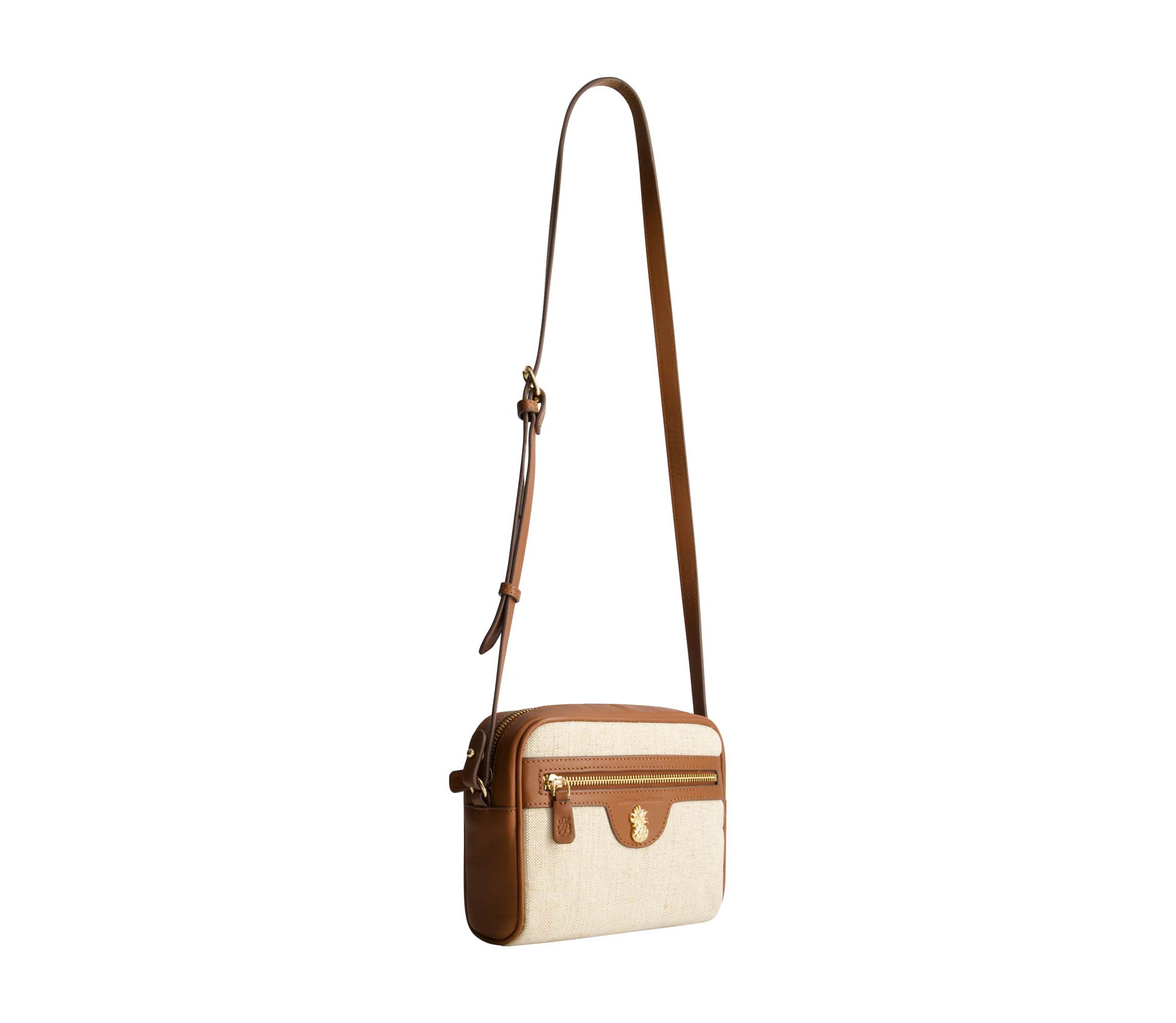Tommy Bahama Lurex Linen Camera Bag